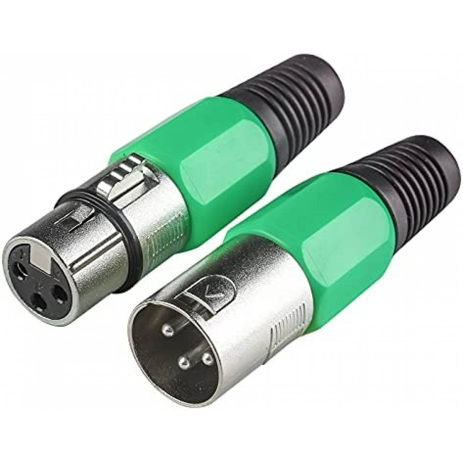 Conector Plug MAD OWL 3 pines Microfono Audio Mic -Verde