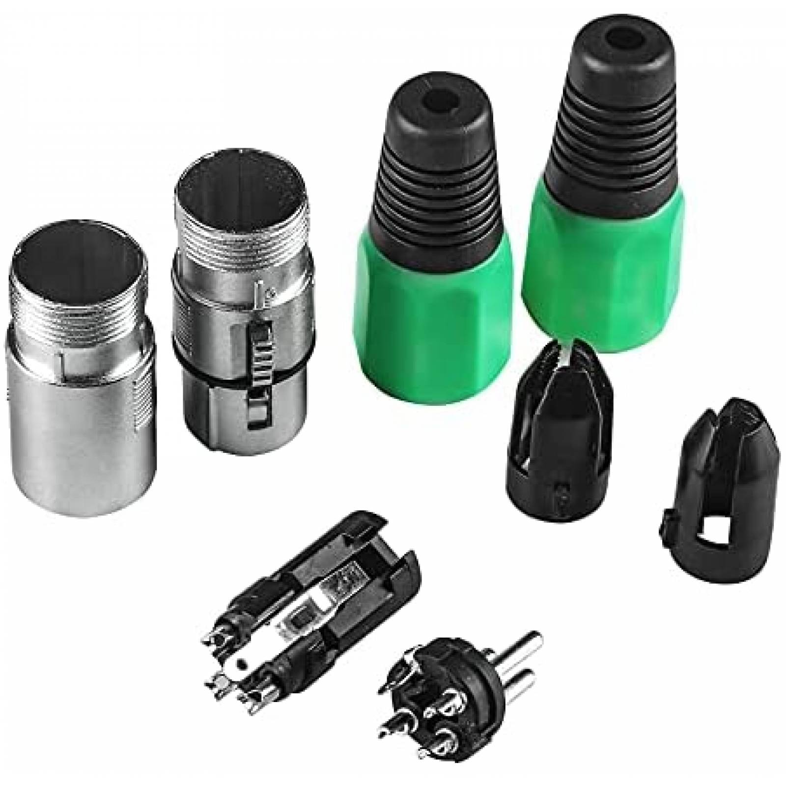 Conector Plug MAD OWL 3 pines Microfono Audio Mic -Verde