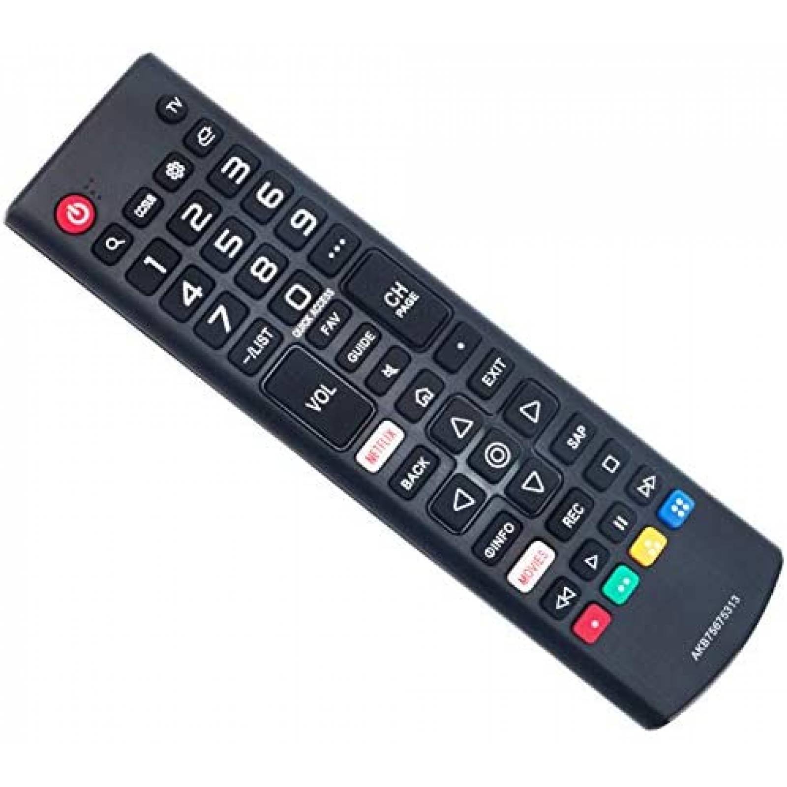 Control Remoto Fit ZdalaMit para Televisor LG -Negro