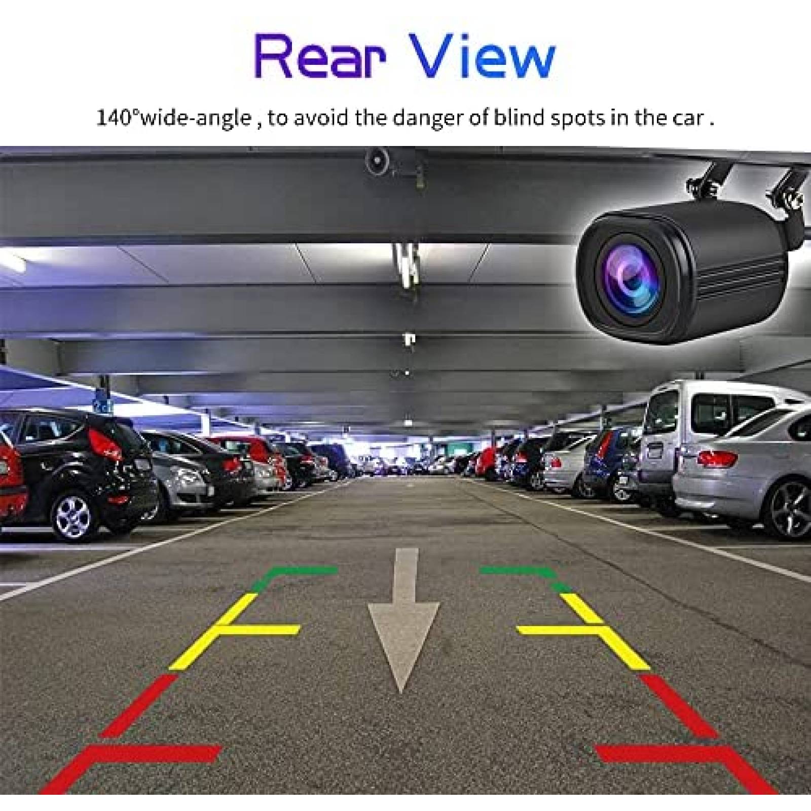 Camara Web AWESAFE De Respaldo Angulo Ajustable 120 -Negro