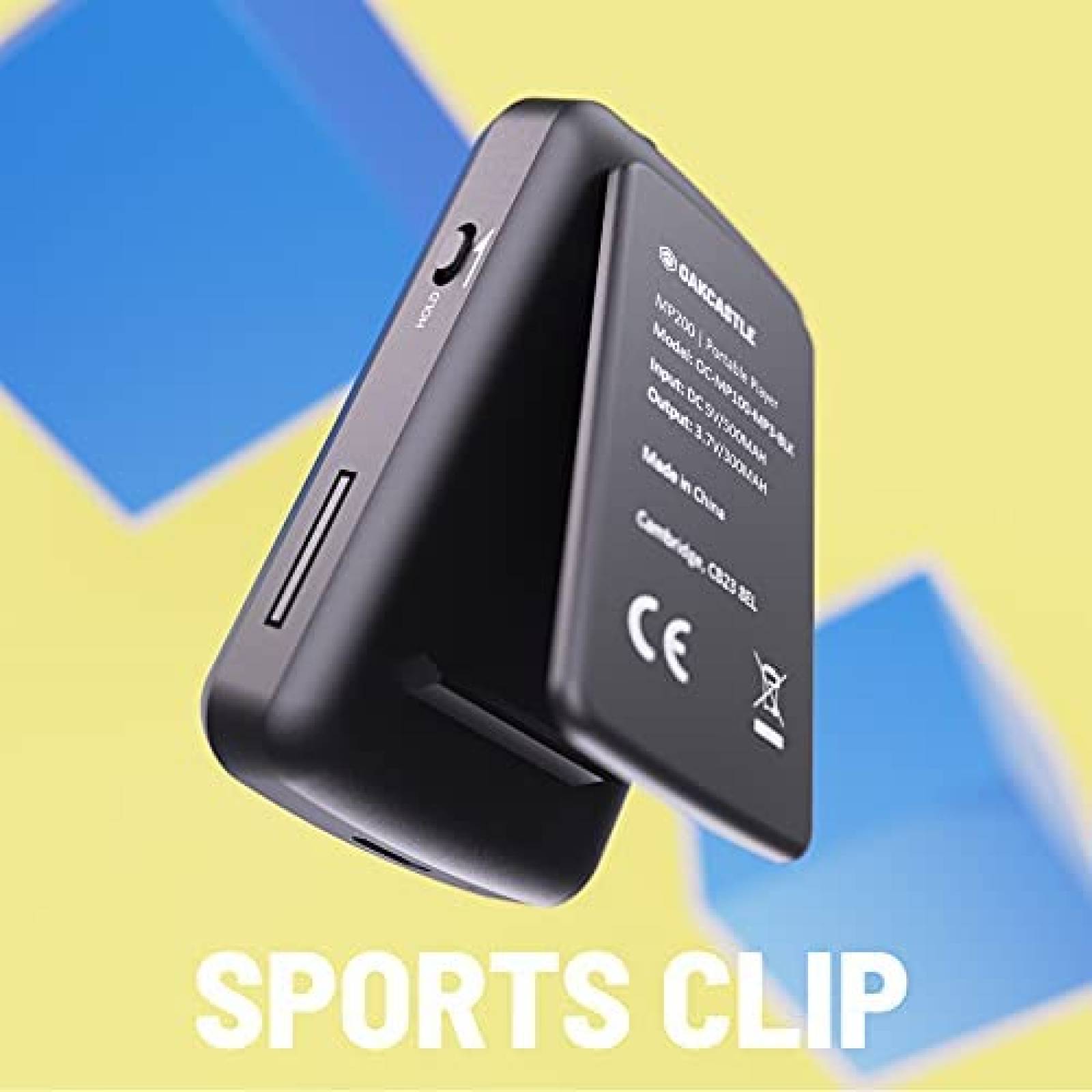 Reproductor MP3 Oakcastle MP200 de 16GB Bluetooth -Negro