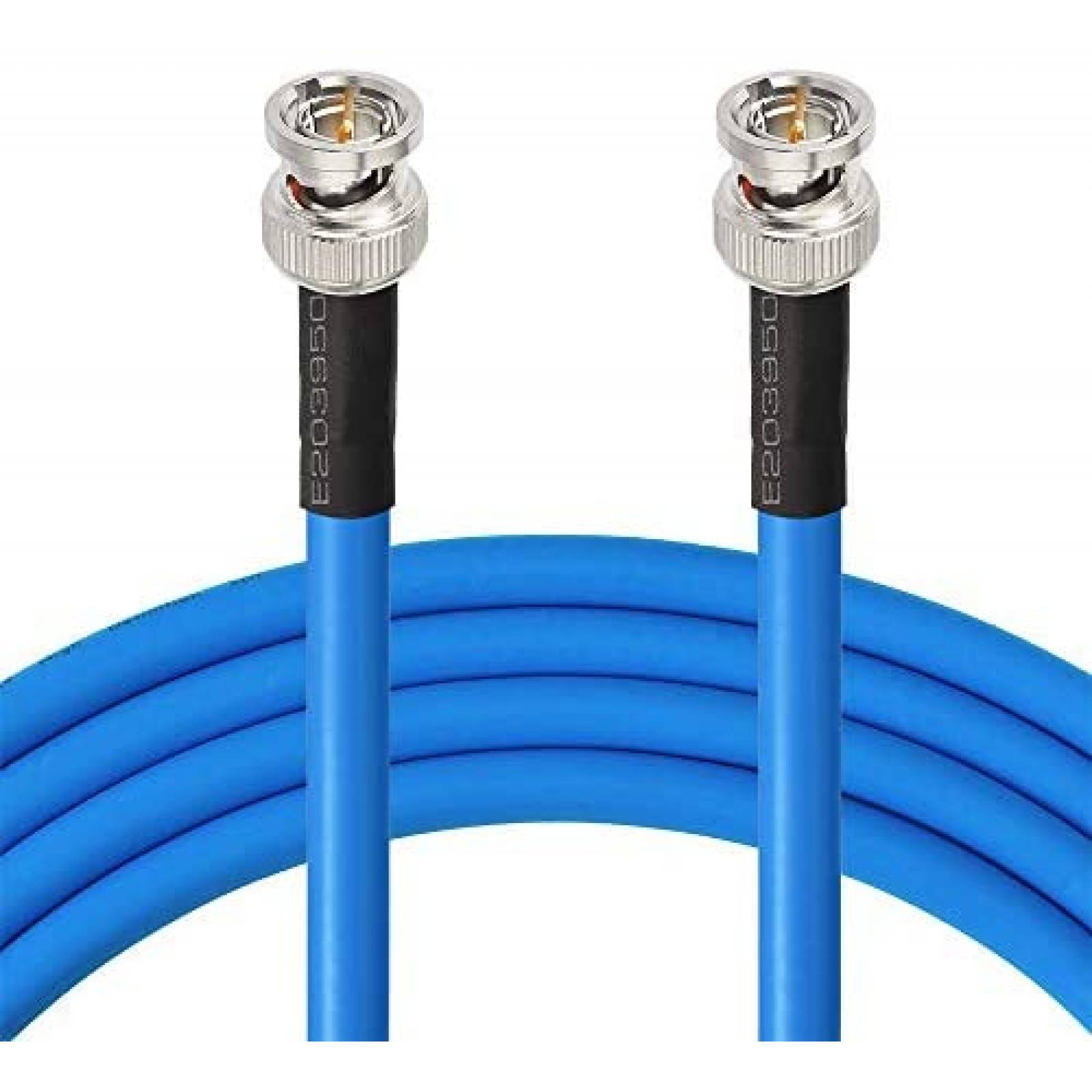 Cable Superbat HD-SDI BNC a BNC 2ft Conector Chapado En Oro