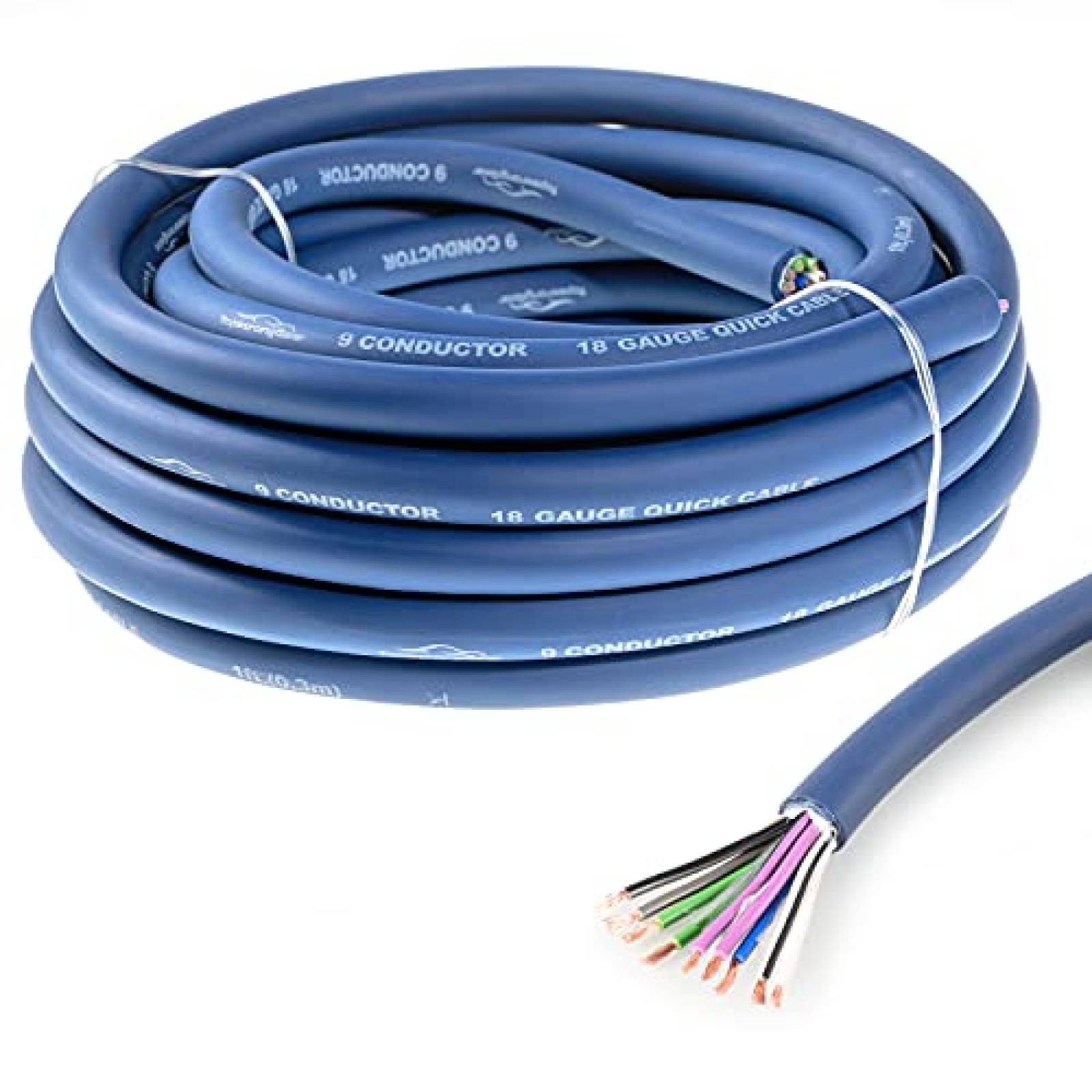 Cable de altavoz TOPSTRONGGEAR 9 conductores 18AWG 4 canales