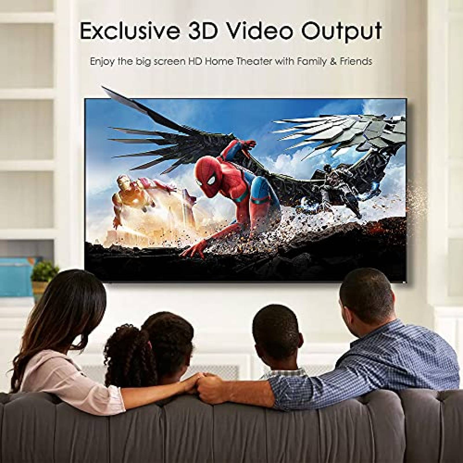 Cable HDMI Cheges 8K 15 pies 48 Gbps de alta velocidad -Gris