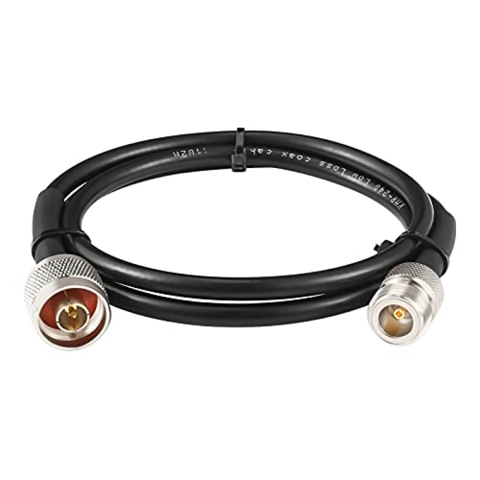 Cable coaxial jumper para wifi XRDS -RF 3ft 50 ohm -Negro
