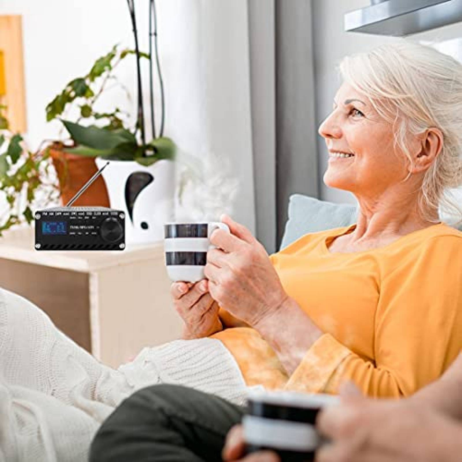 Radio TecMad Si4732 con FM AM 3.6 V 20 metros -Negro