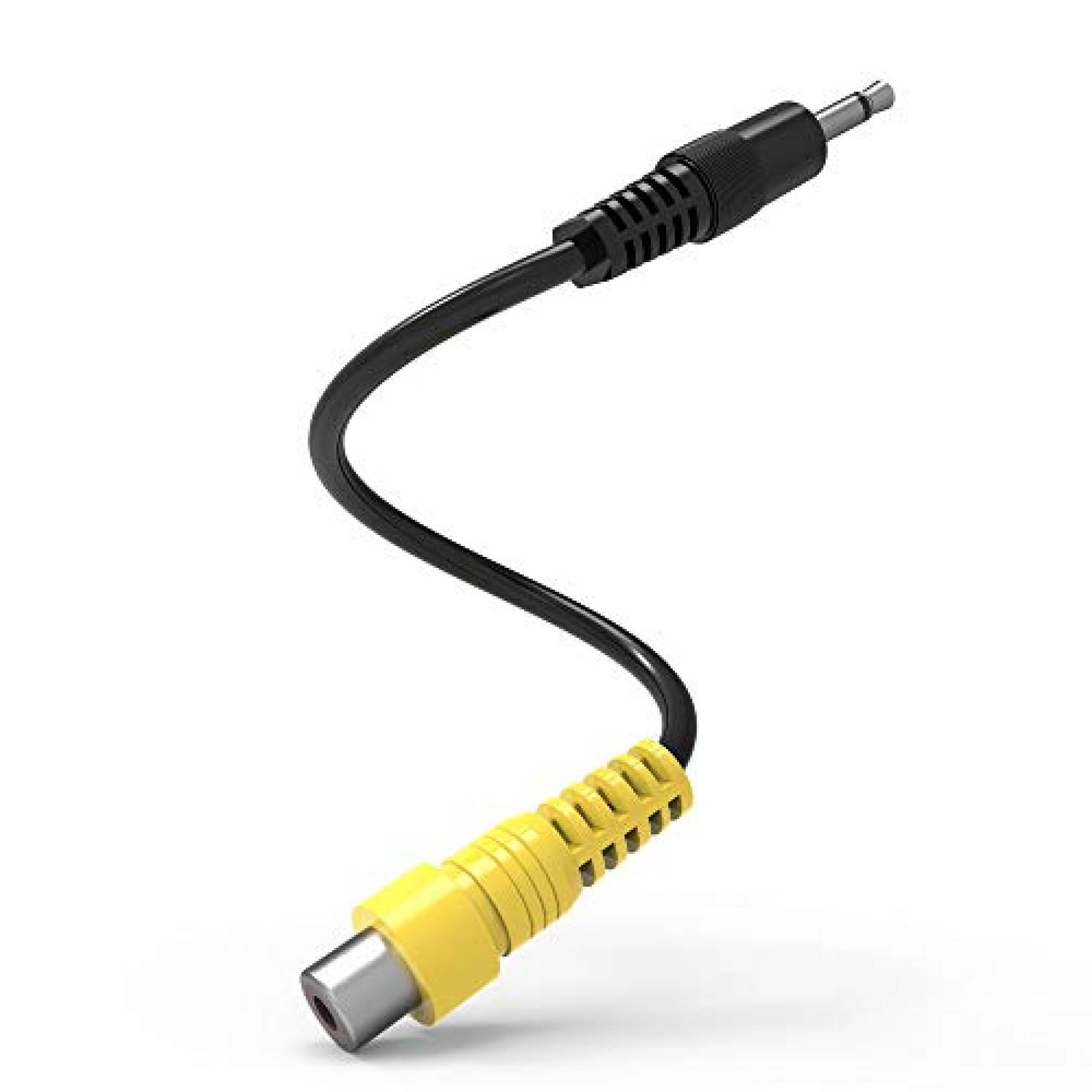Cable 3.5mm macho a RCA hembra RFAdapter de 7" -Negro