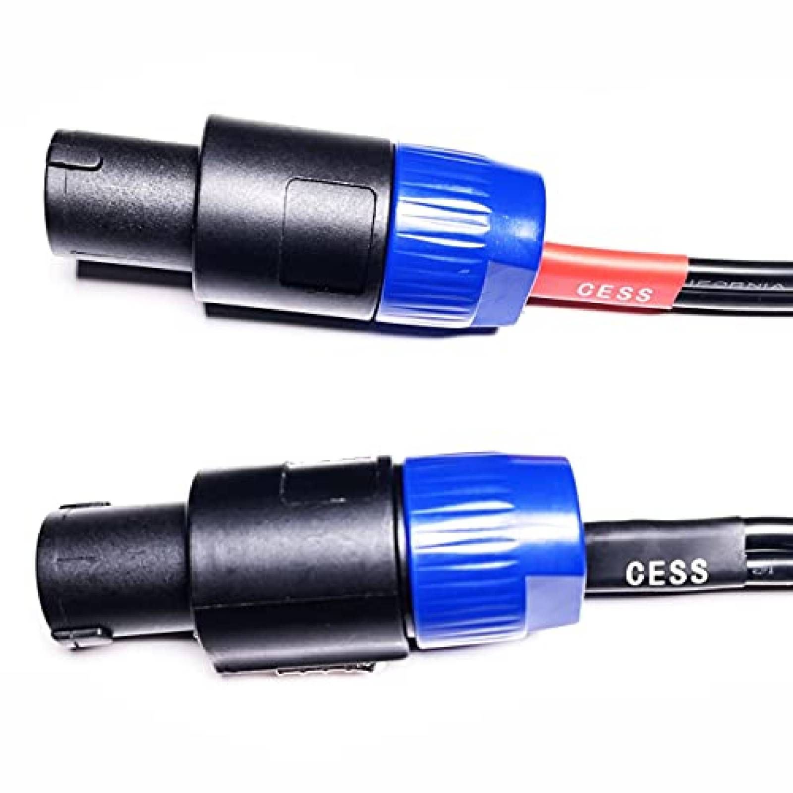 Cables CNCESS 2pzas 3ft Conector Speakon Macho a Macho -Azul