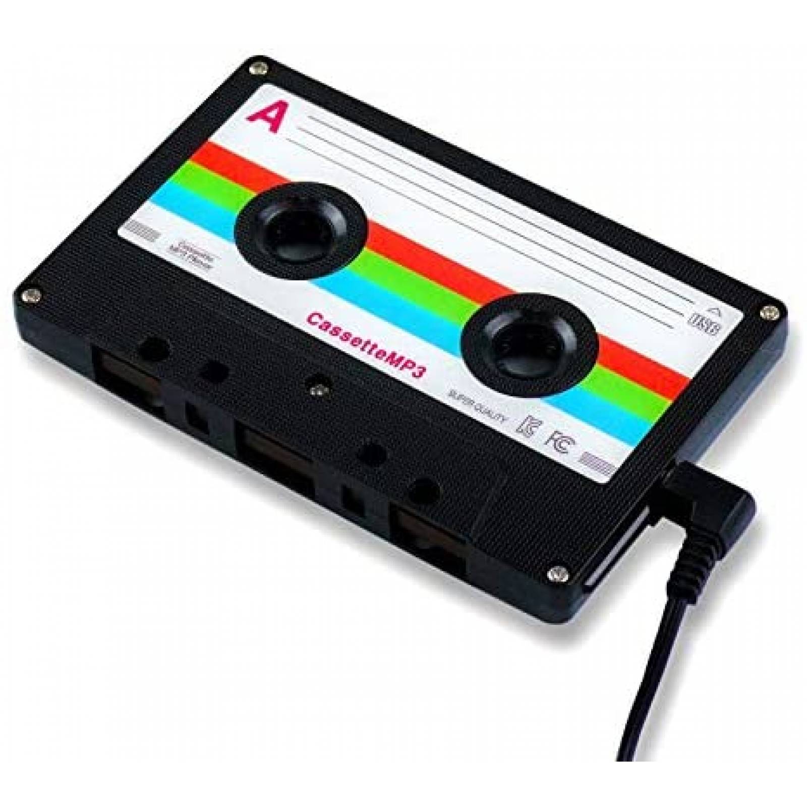 Reproductor 8BEAT Casete Retro MP3 Portatil 8 GB -Negro