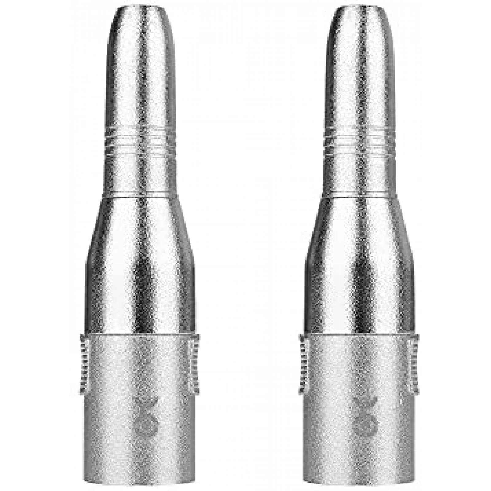 Pack adaptador XLR a 1/4 Cable Matters x2 -Plateado