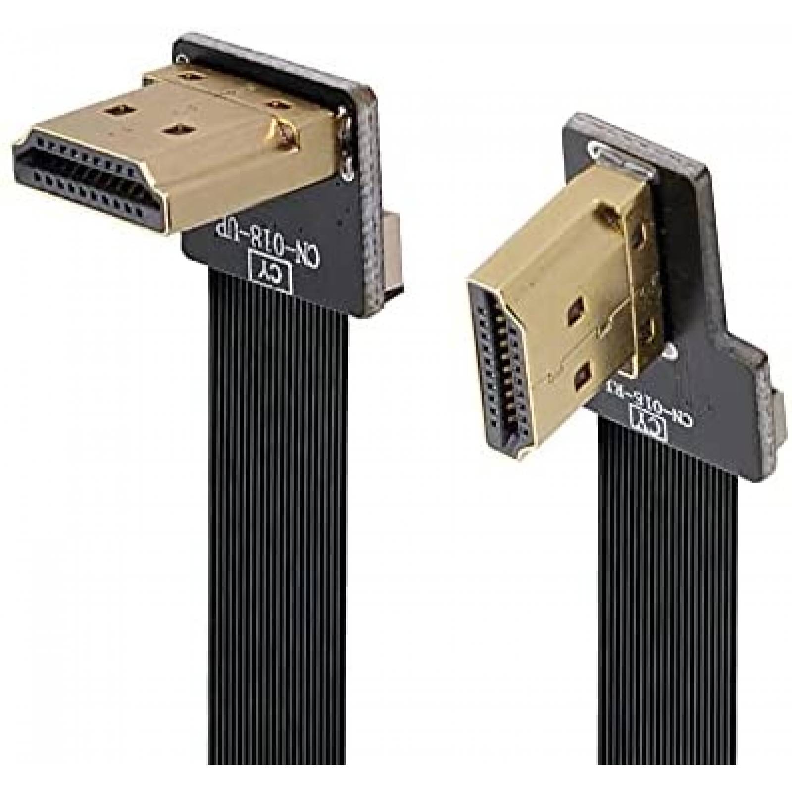 Cable Plano Xiwai CYFPV HDMI Dual de 90 80cm -Negro