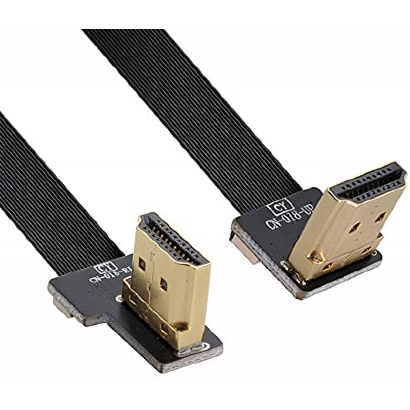 Cable Plano Xiwai CYFPV HDMI Dual de 90 80cm -Negro