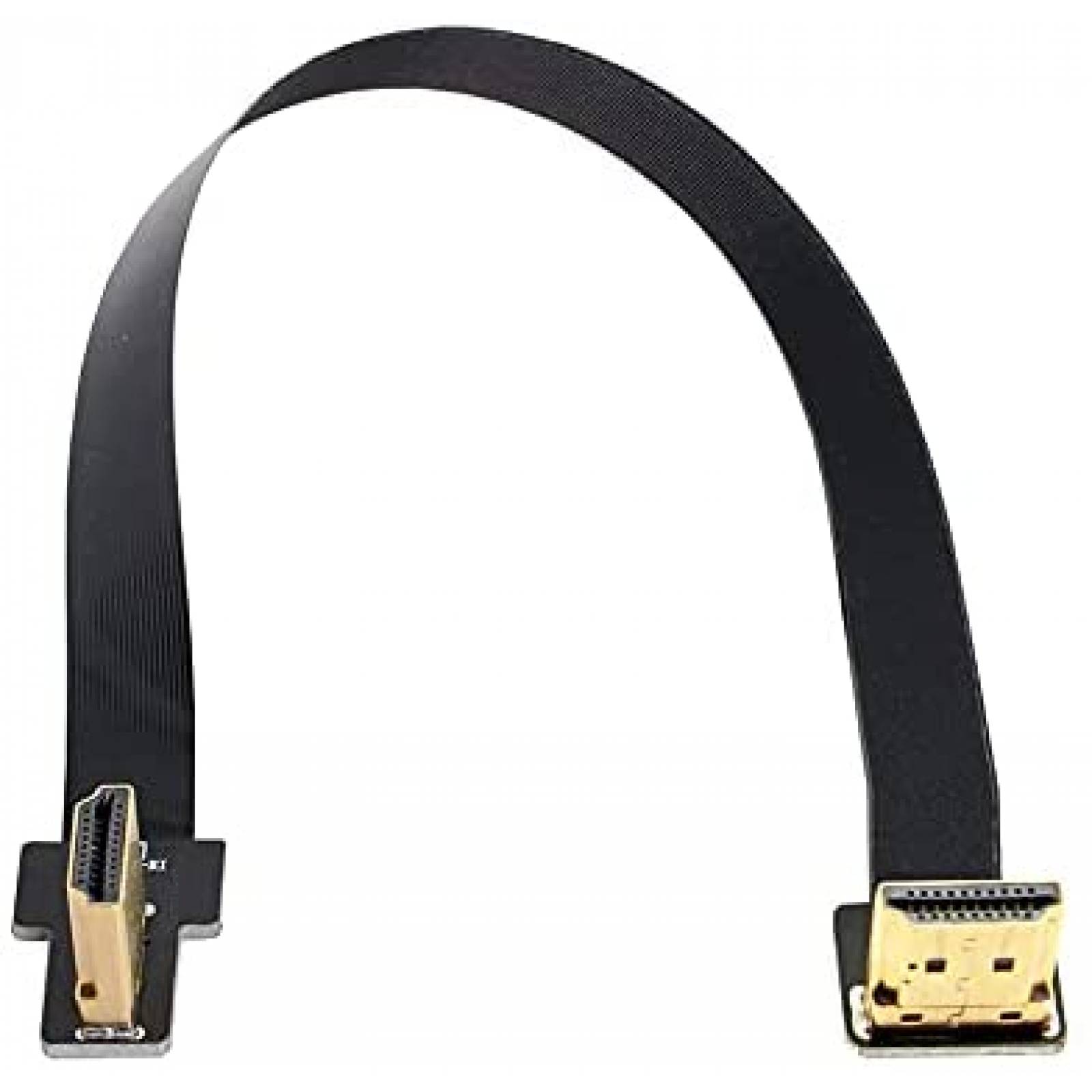 Cable Plano Xiwai CYFPV HDMI Dual de 90 80cm -Negro