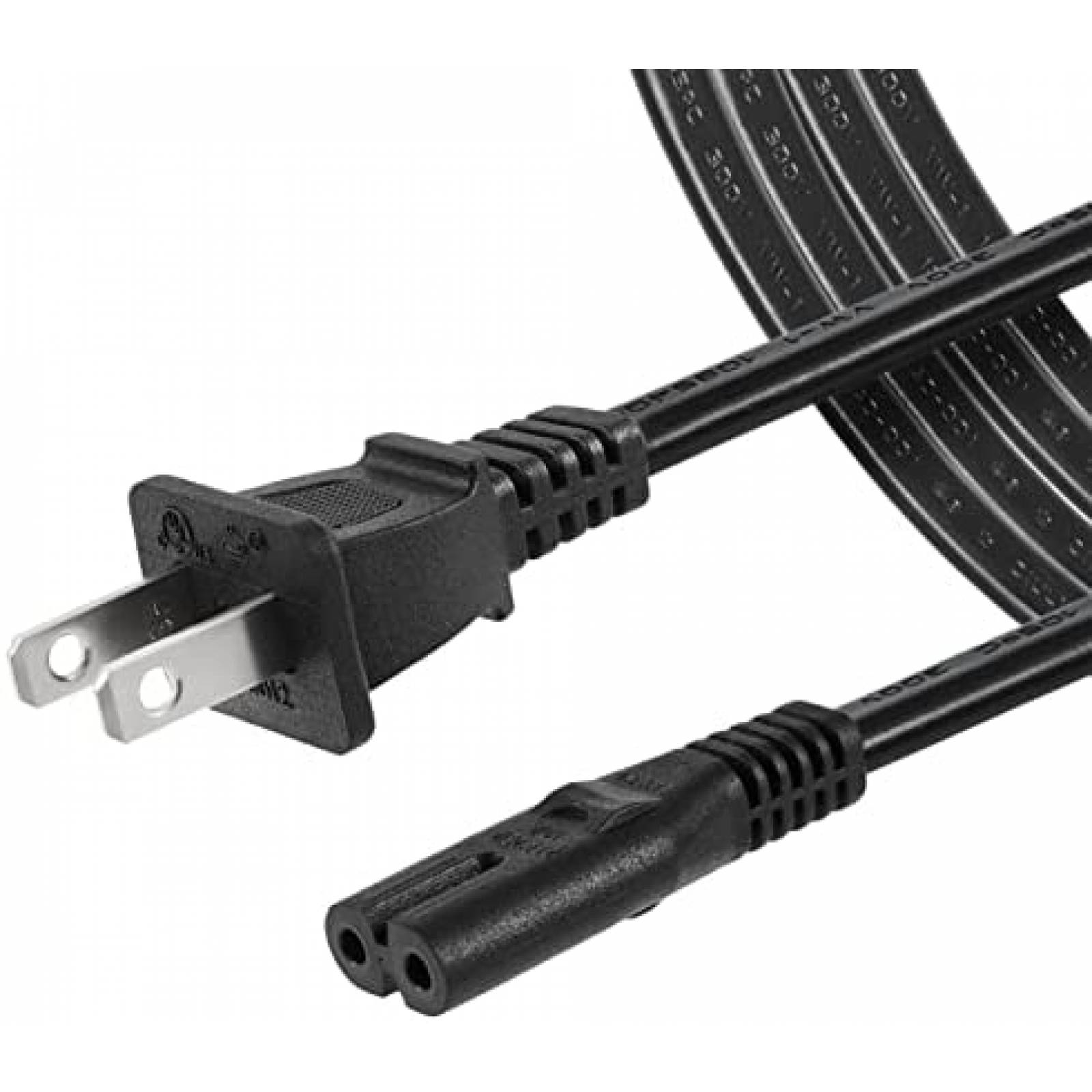 Cable de Alimentacion TONIWA 10ft para Roku TV -Negro