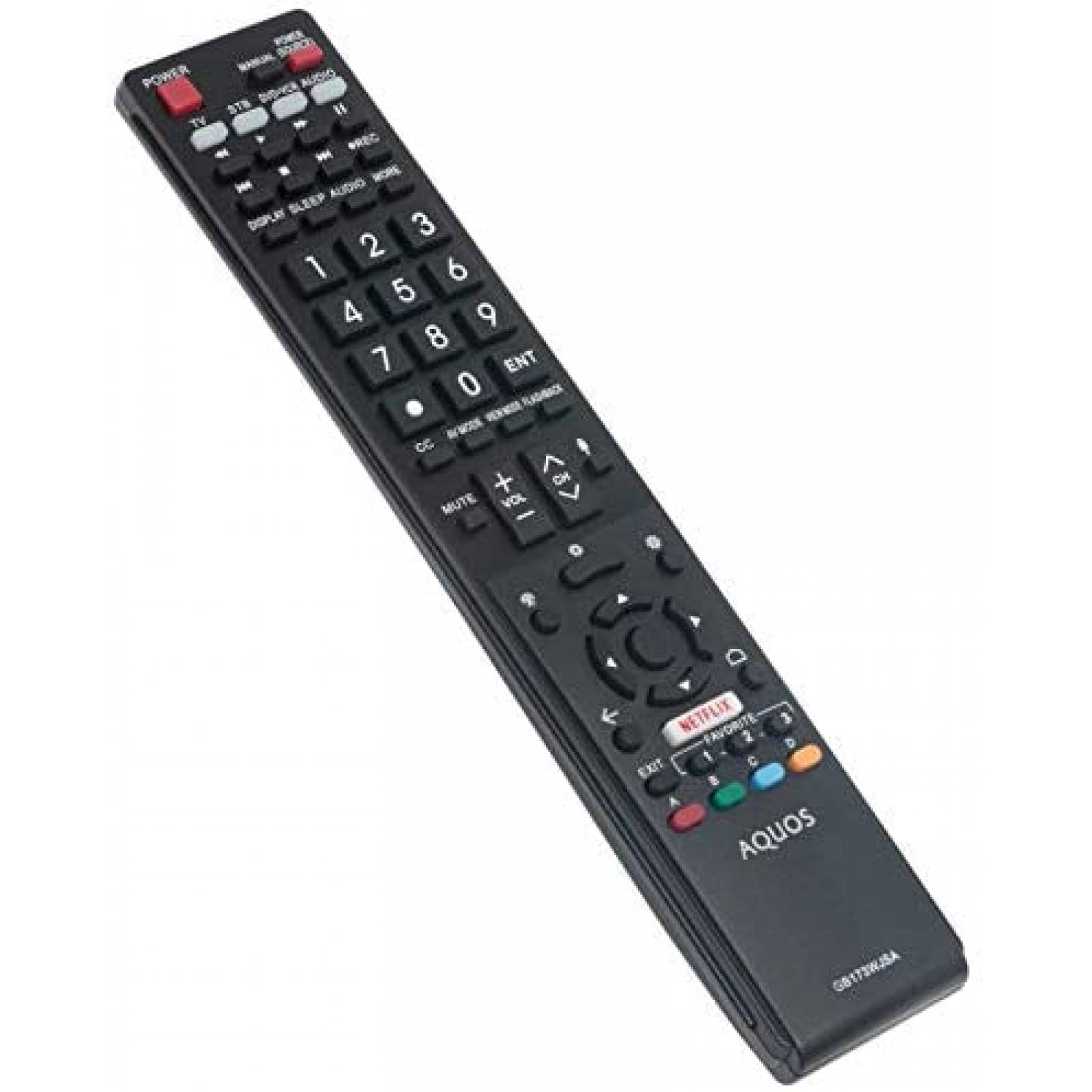 Control Remoto AIDITIYMI para Sharp Aquos TV -Negro