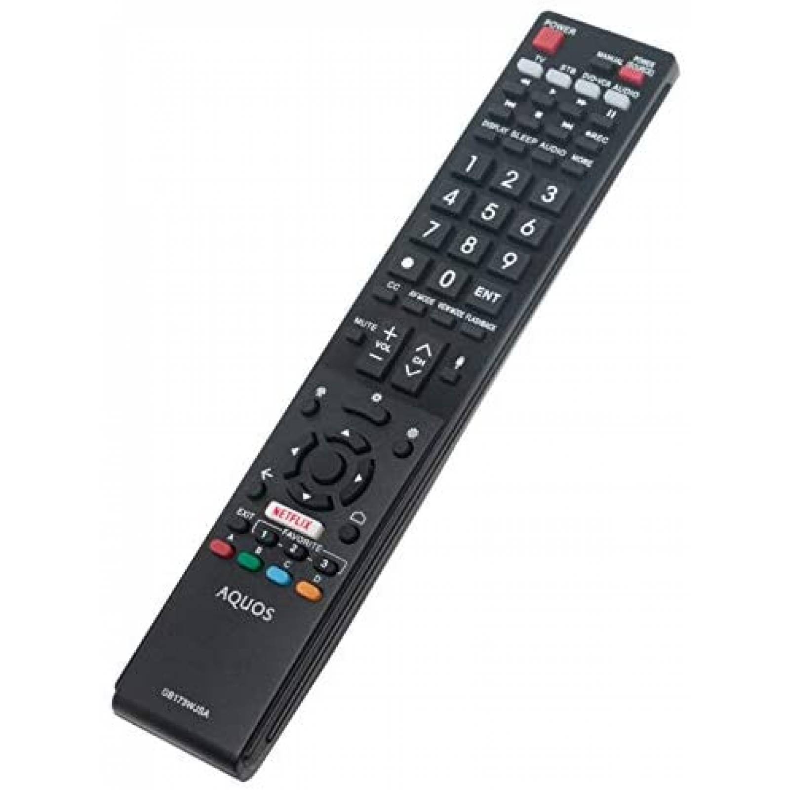 Control Remoto AIDITIYMI para Sharp Aquos TV -Negro