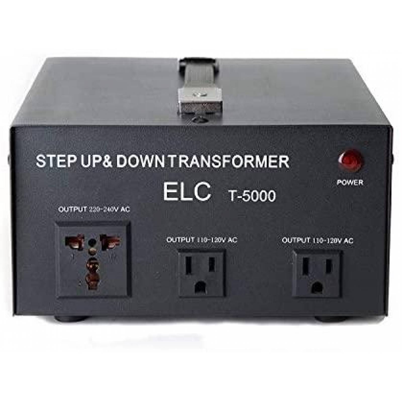 Convertidor ELC 5000 Watts 110/120V 220/240V -Negro