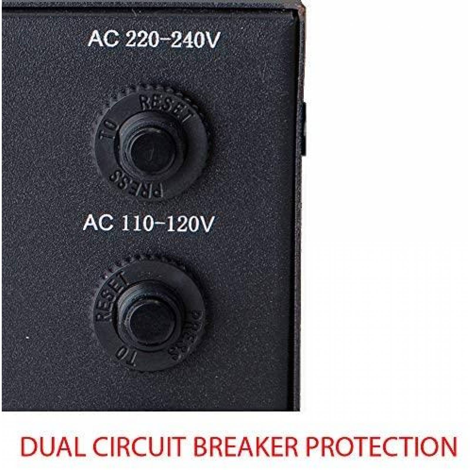 Convertidor ELC 5000 Watts 110/120V 220/240V -Negro