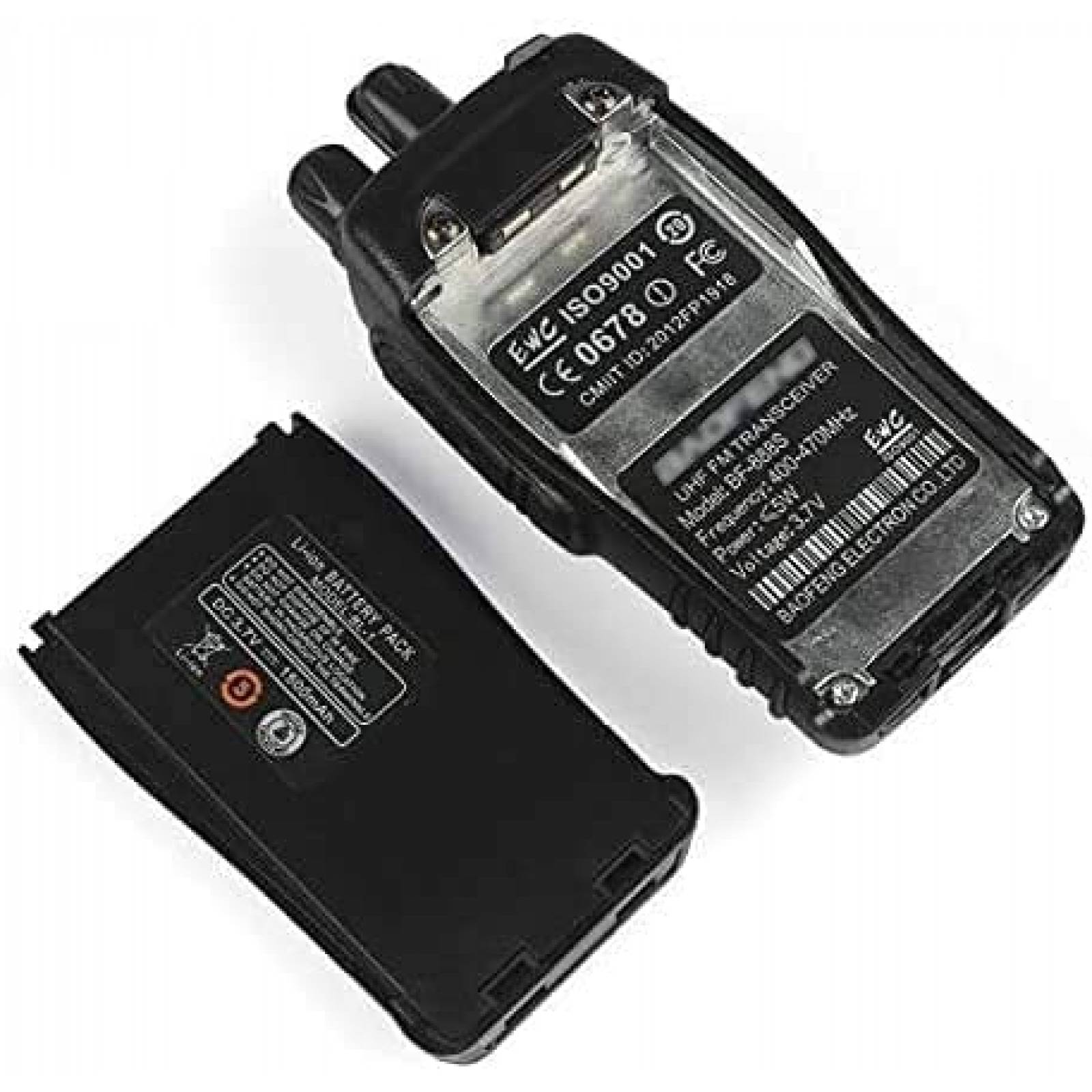 Paquete Radio de Dos Vias Nicama 2pzas con 16 Canales -Negro