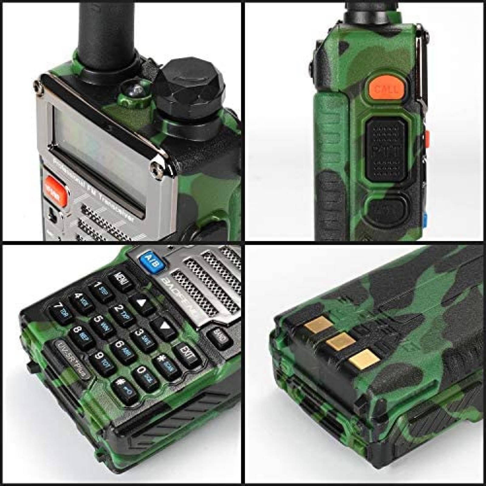 Radio bidireccional BAOFENG UV-5R + Plus recargable -Verde