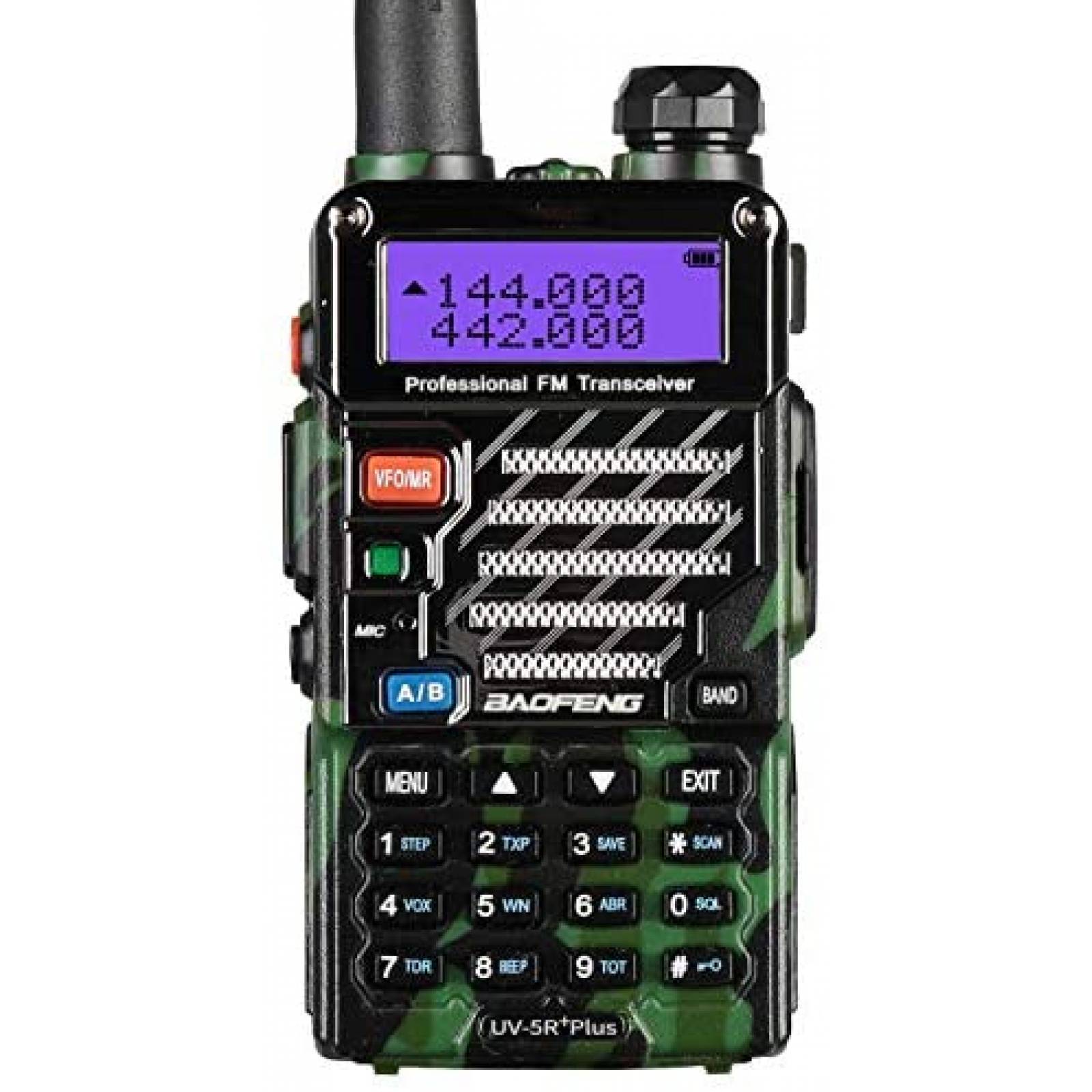 Radio bidireccional BAOFENG UV-5R + Plus recargable -Verde