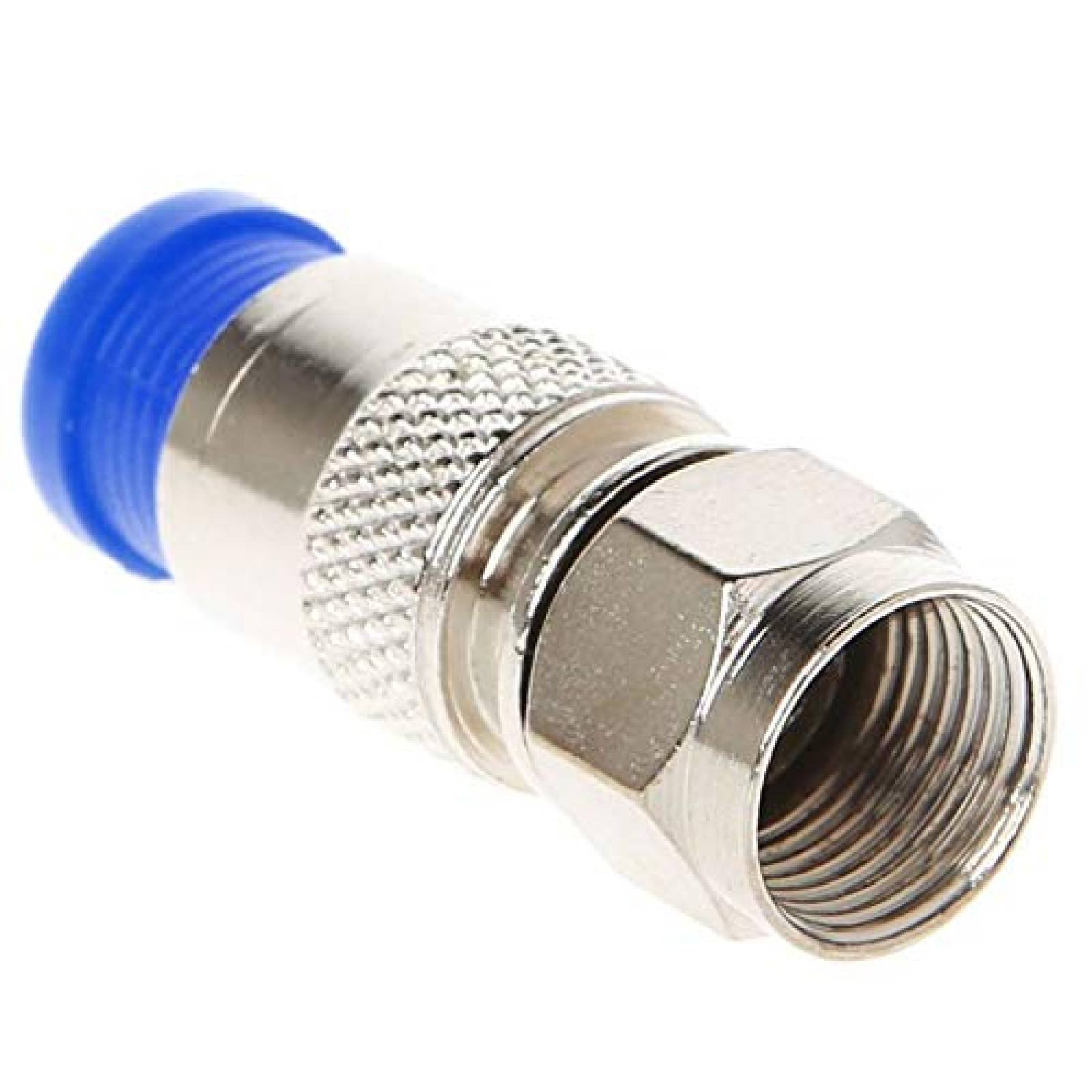 COnector/Adaptador Rpuomtz RGF6 de Tipo F 25 Pzs -Azul