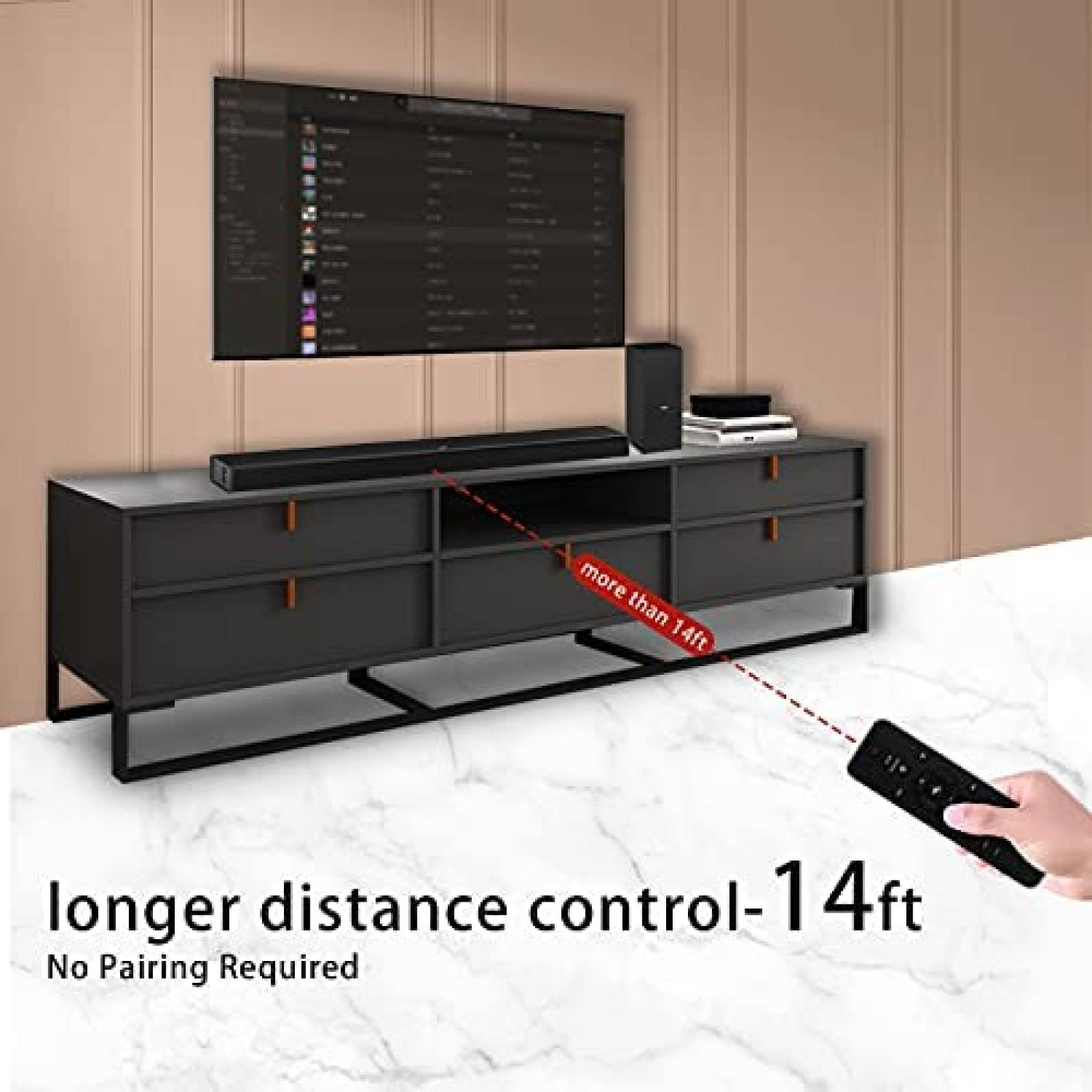 Mando a distancia Maozhren para ltavoz Philips Soundbar