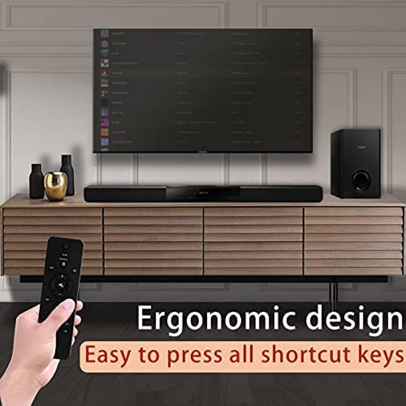 Mando a distancia Maozhren para ltavoz Philips Soundbar