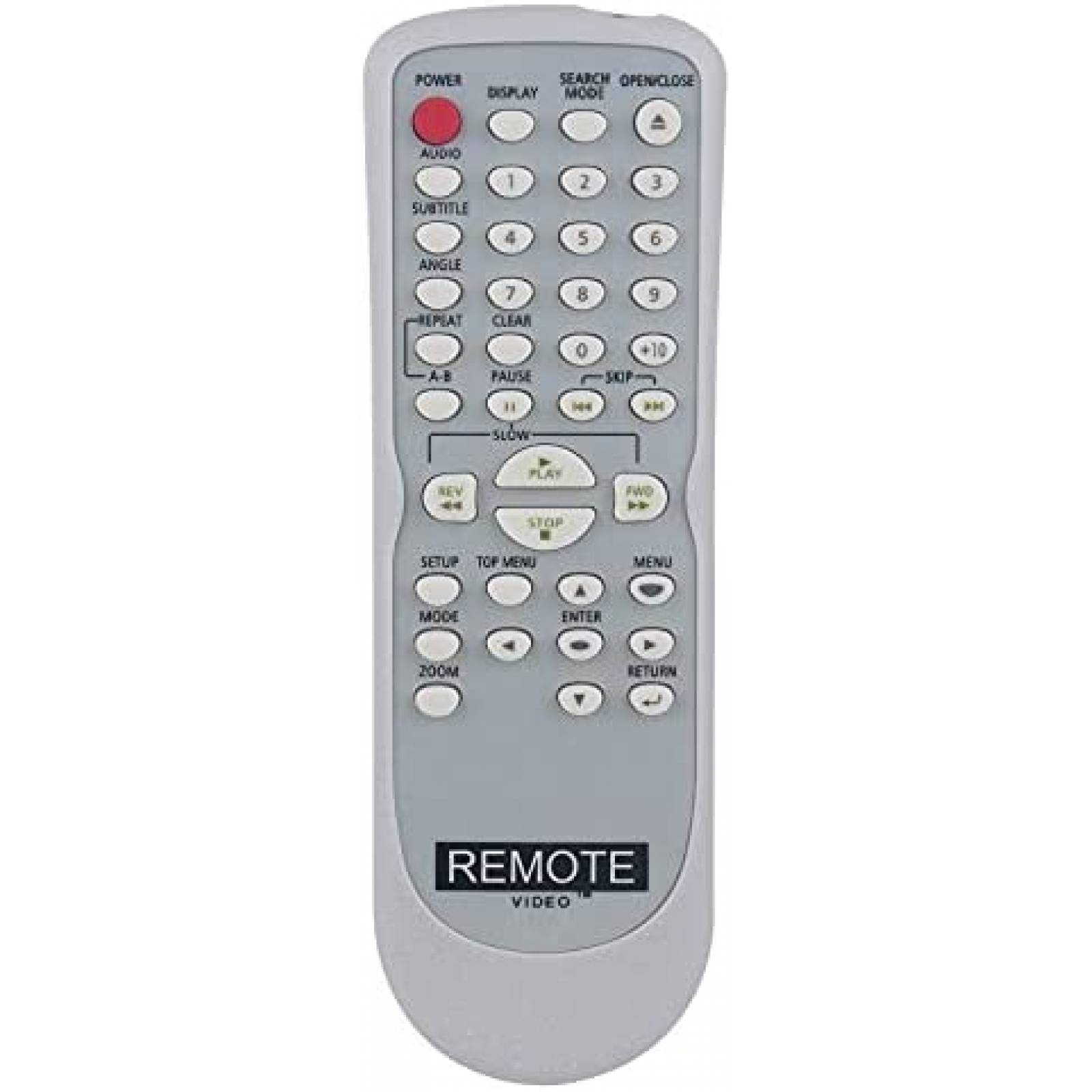 Control DVD Sylvania & Magnavox AIDITIYMI baterias AA-Blanco