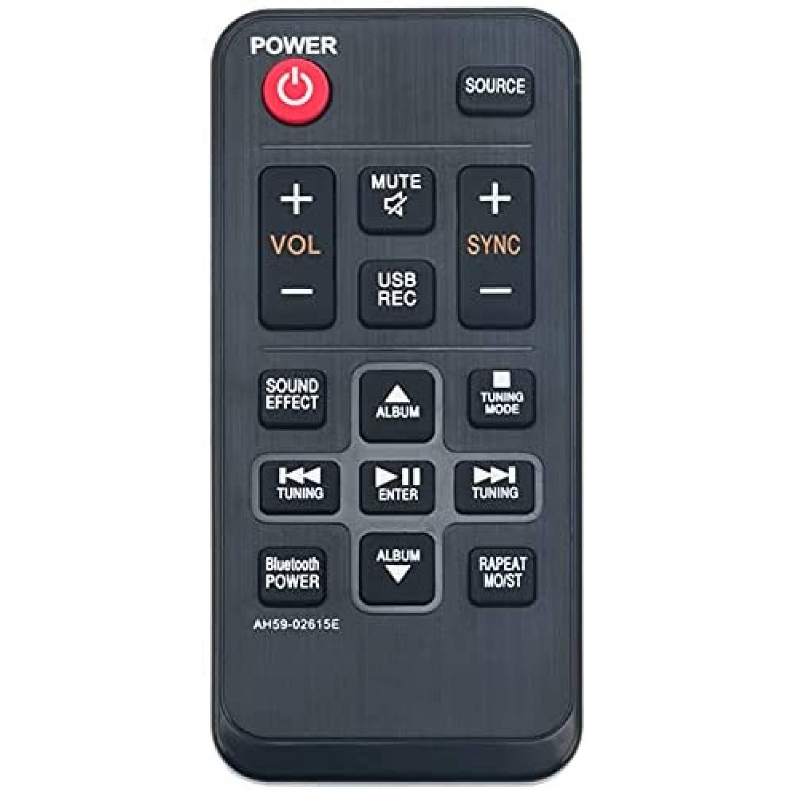 Control Remoto WINFLIKE para Home Theater Samsung -Negro