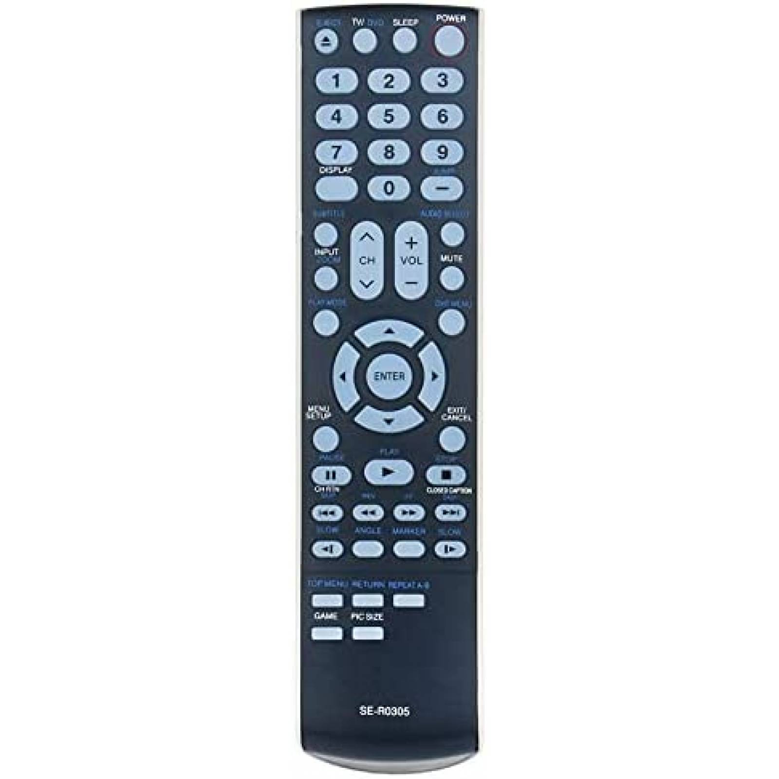 Control para television Toshiba LCD ALLIMITY -Negro