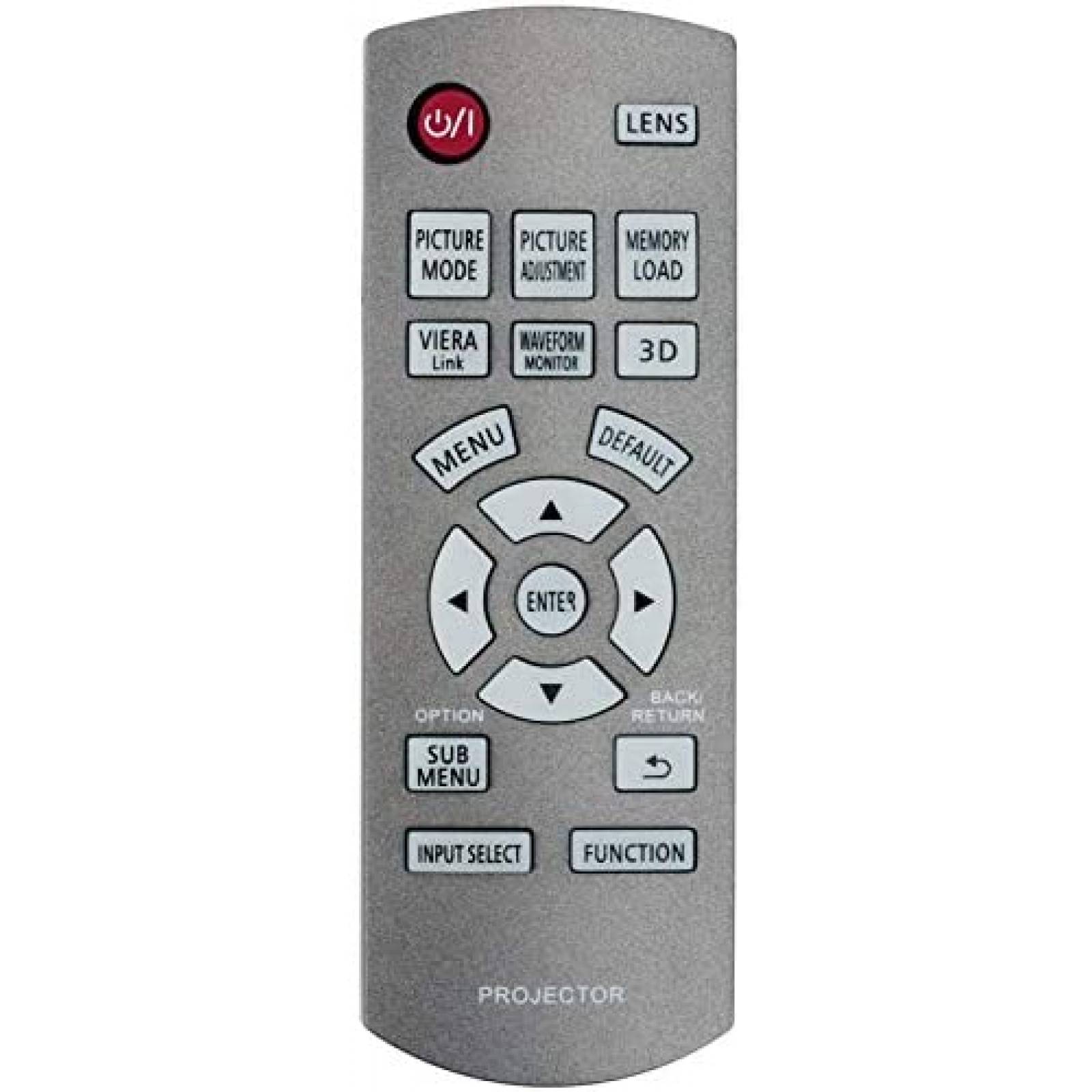 Control Remoto WINFLIKE para Proyector Panasonic DLP -Gris