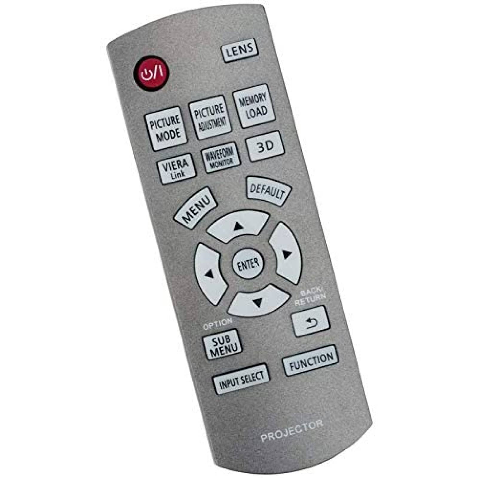 Control Remoto WINFLIKE para Proyector Panasonic DLP -Gris