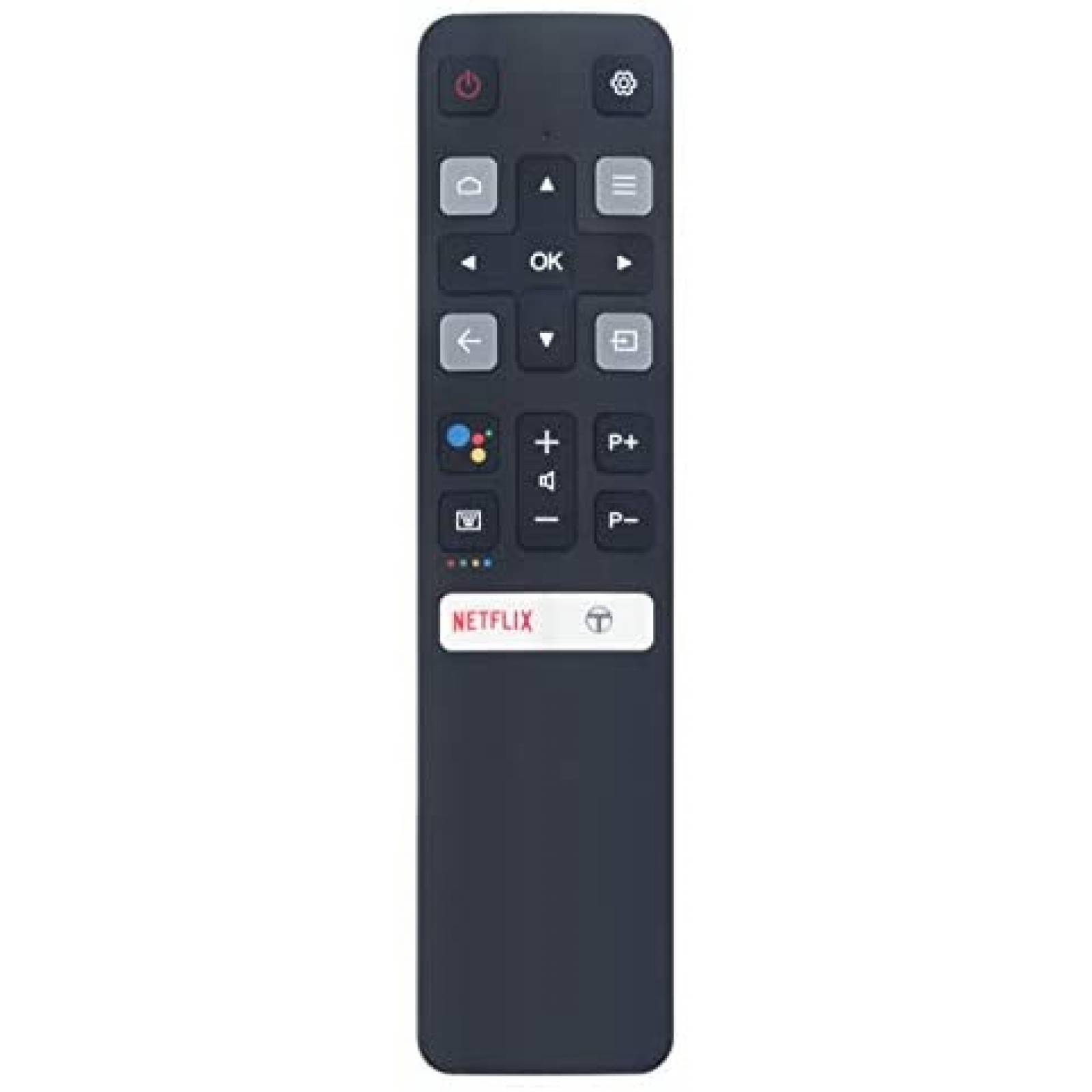 Control Remoto AULCMEET para Television TCL -Negro