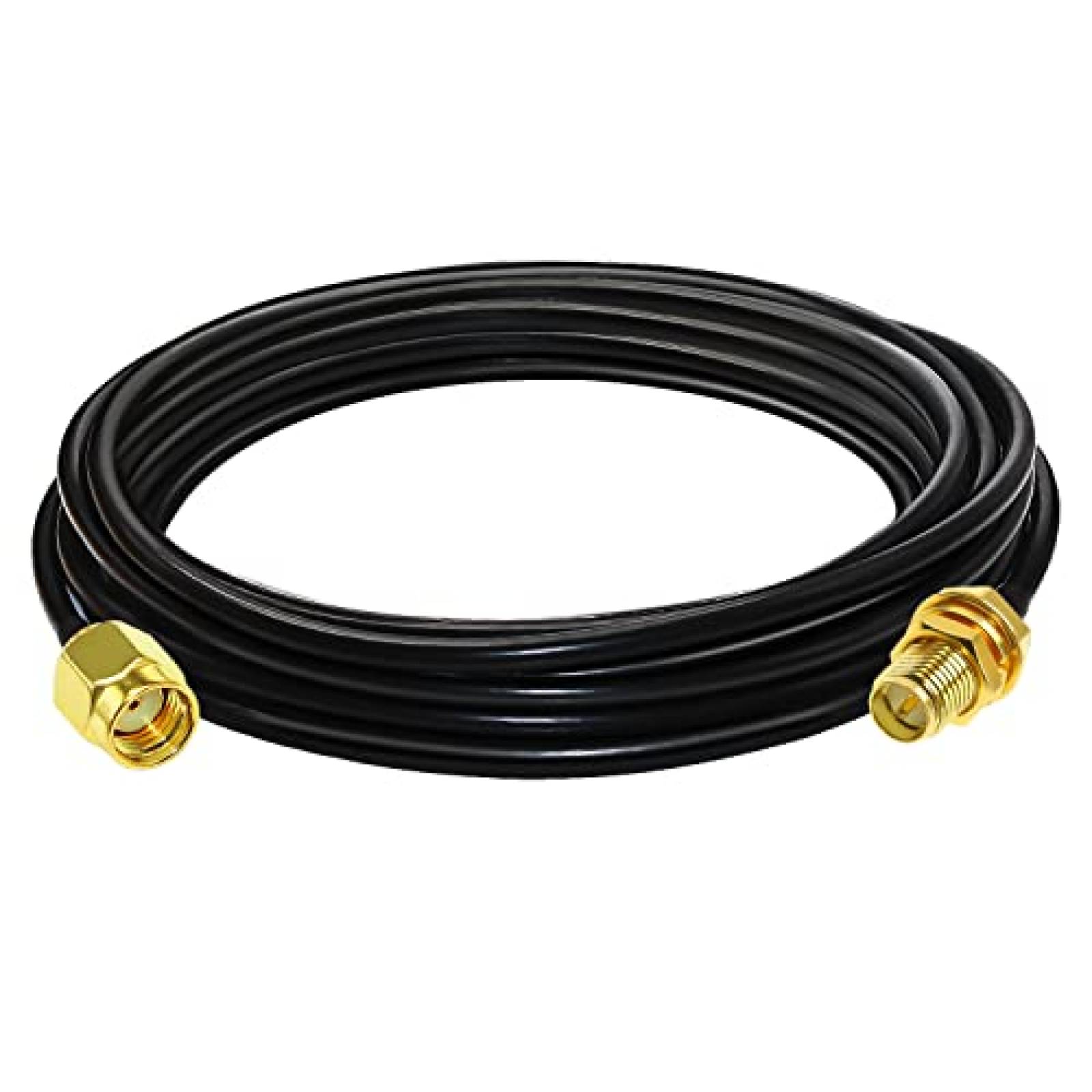 Cable Coaxial TUOLNK RP SMA Macho a Hembra de 5M -Negro