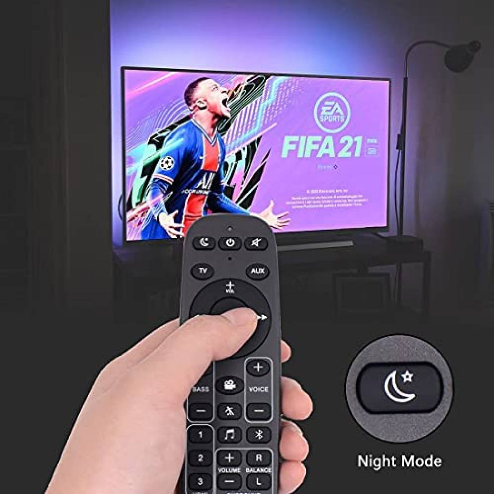 Control para Polk Audio MagniFi One ExploreHome -Negro