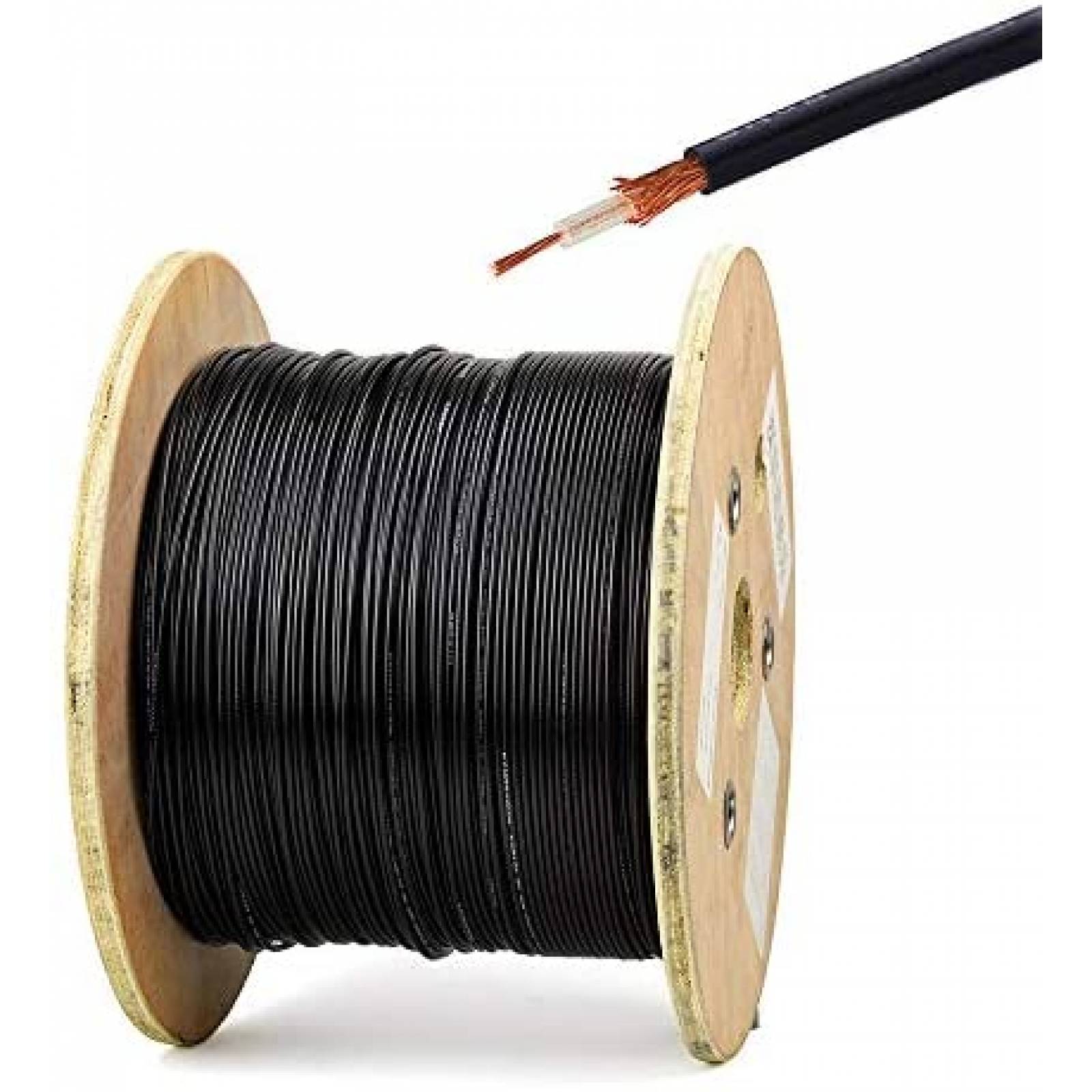 Cable coaxial Superbat RG174 50 Ohm de 32.8 ft -Negro