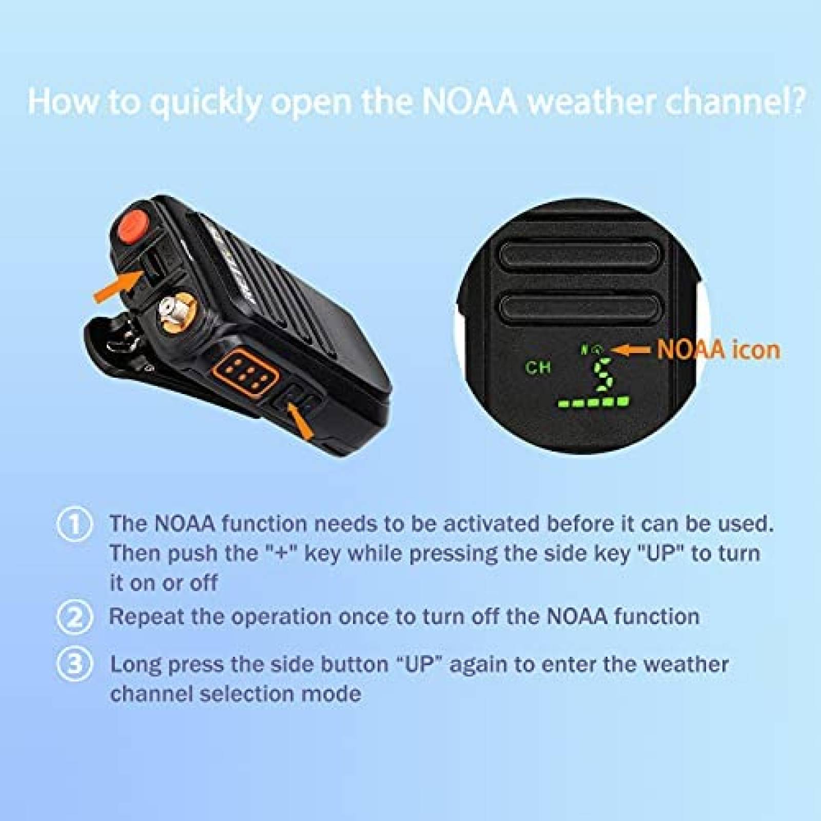 Radio de 2 vias Retevis RB38V de 5-Ch 3 Pzs -Negro