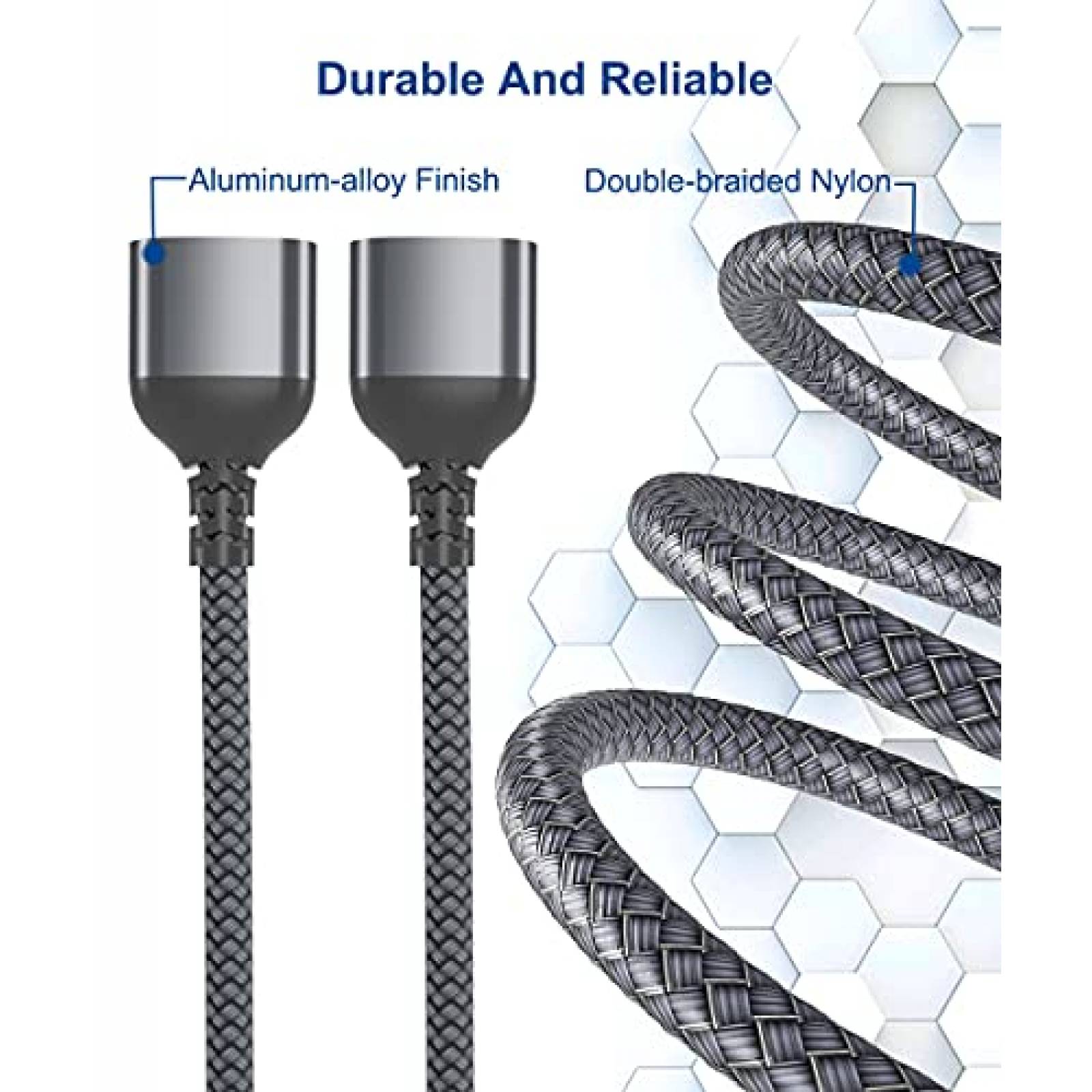 Adaptador Basesailor Cable USB C Macho a 4 USB Hembra -Negro