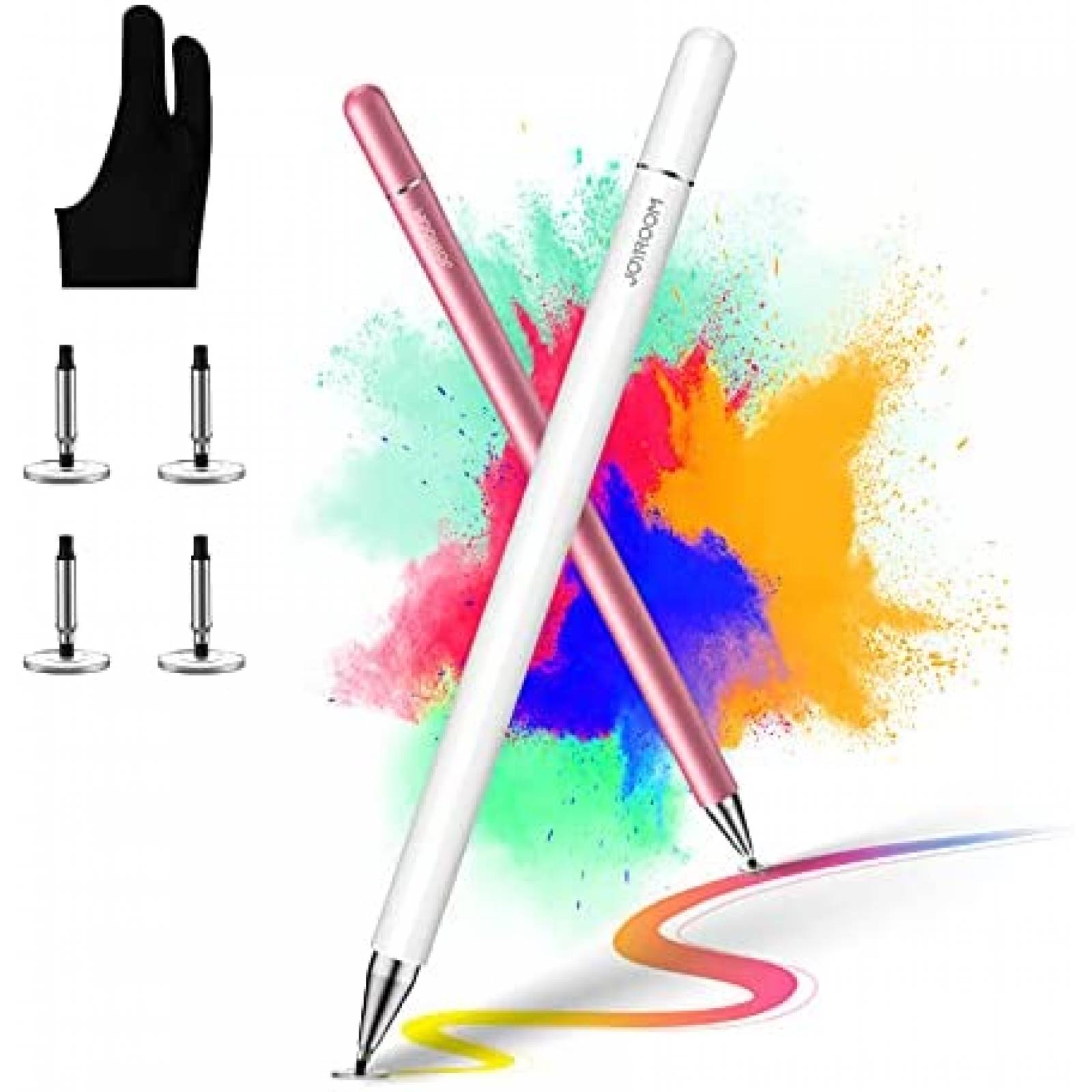 Lapiz Optico Joyroom 2 Pzs Para Pantalla Tactil -Blanco