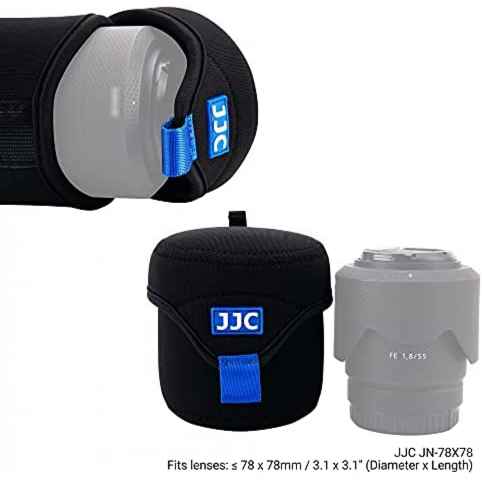 Estuche JJC Para Lente de Camara Sony FE 50 mm -Negro