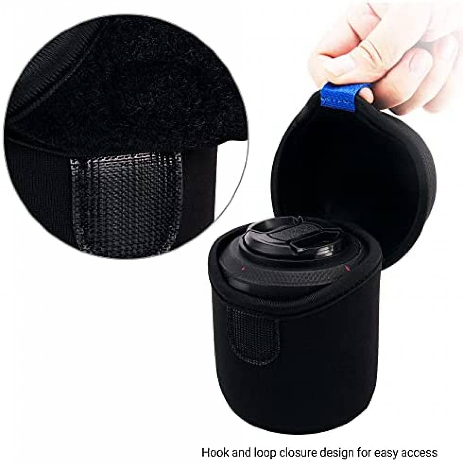 Estuche JJC Para Lente de Camara Sony FE 50 mm -Negro