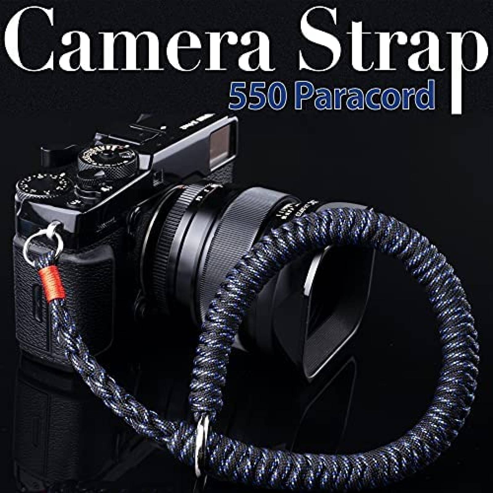 Correa para camara Lifyzoon Paracord de nylon -Azul