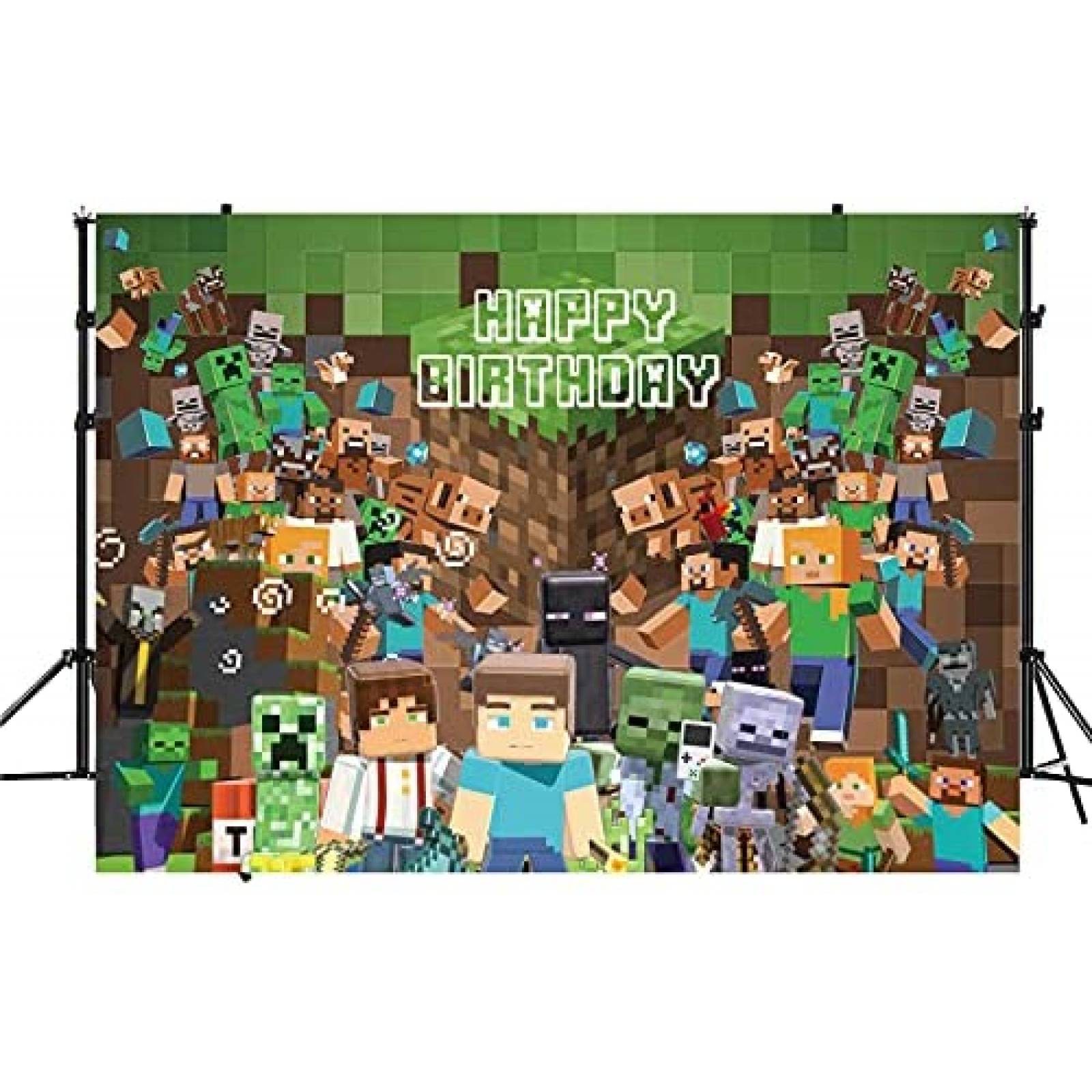 Fondo Humfoo de juegos de videojuegos 5x3 ft -Verde