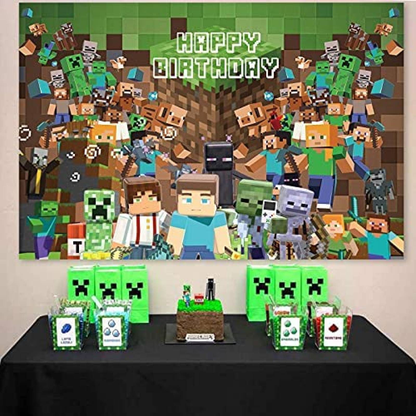 Fondo Humfoo de juegos de videojuegos 5x3 ft -Verde