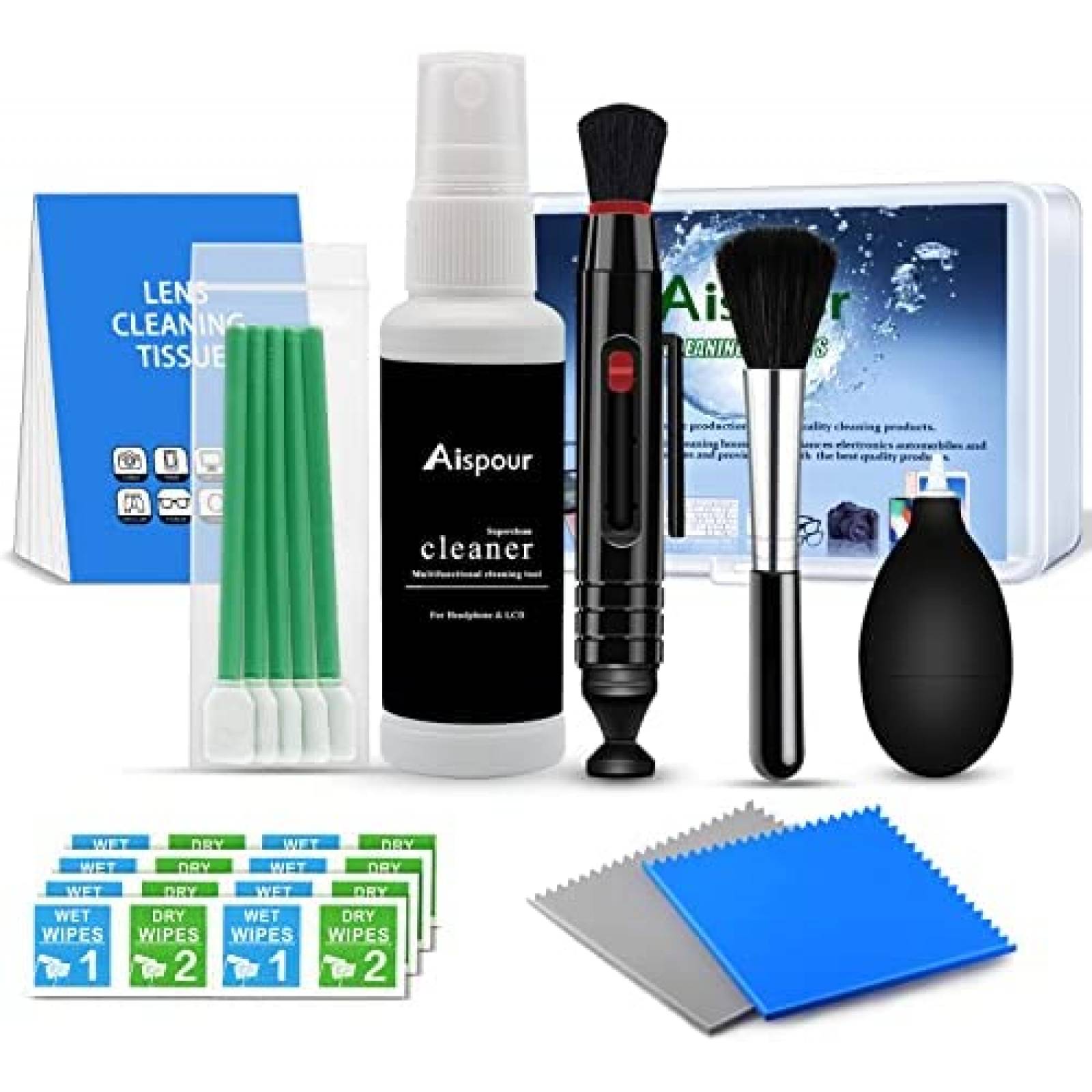 Kit de Limpieza Aispour de 10 Articulos para Camara