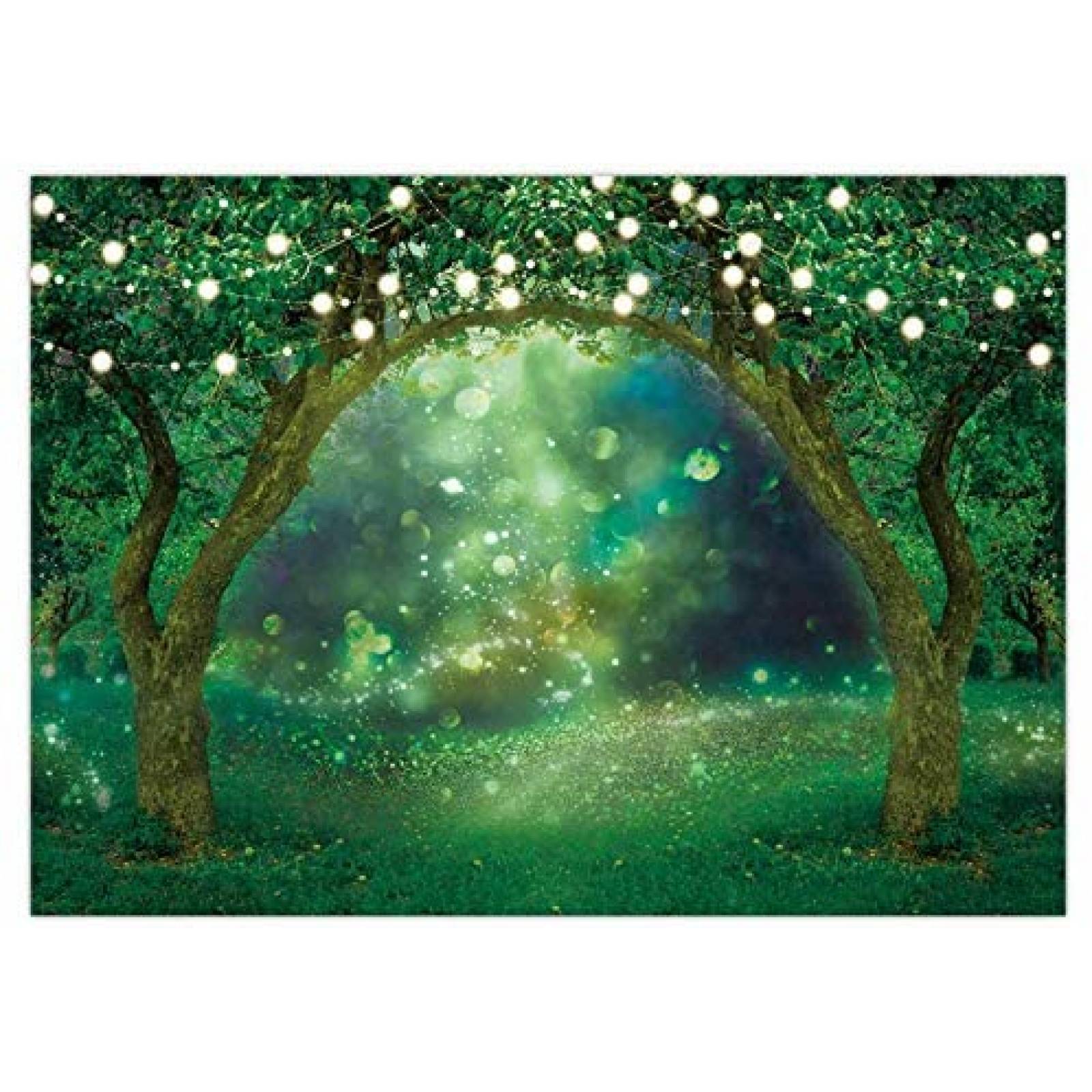 Fondo fotografia Funnytree Bosque encantado 7x5ft -Colorido