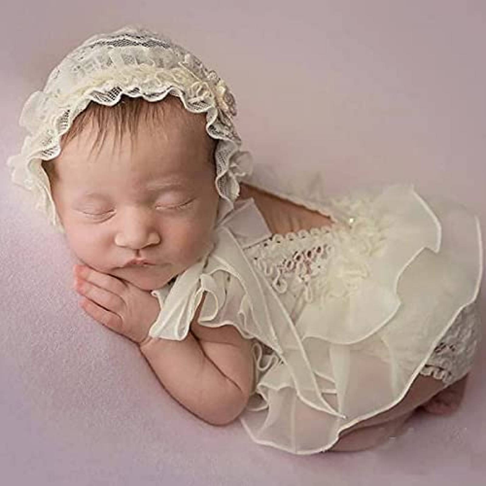 Ropa para Bebe Yuehuam para Sesion Fotografica -Beige