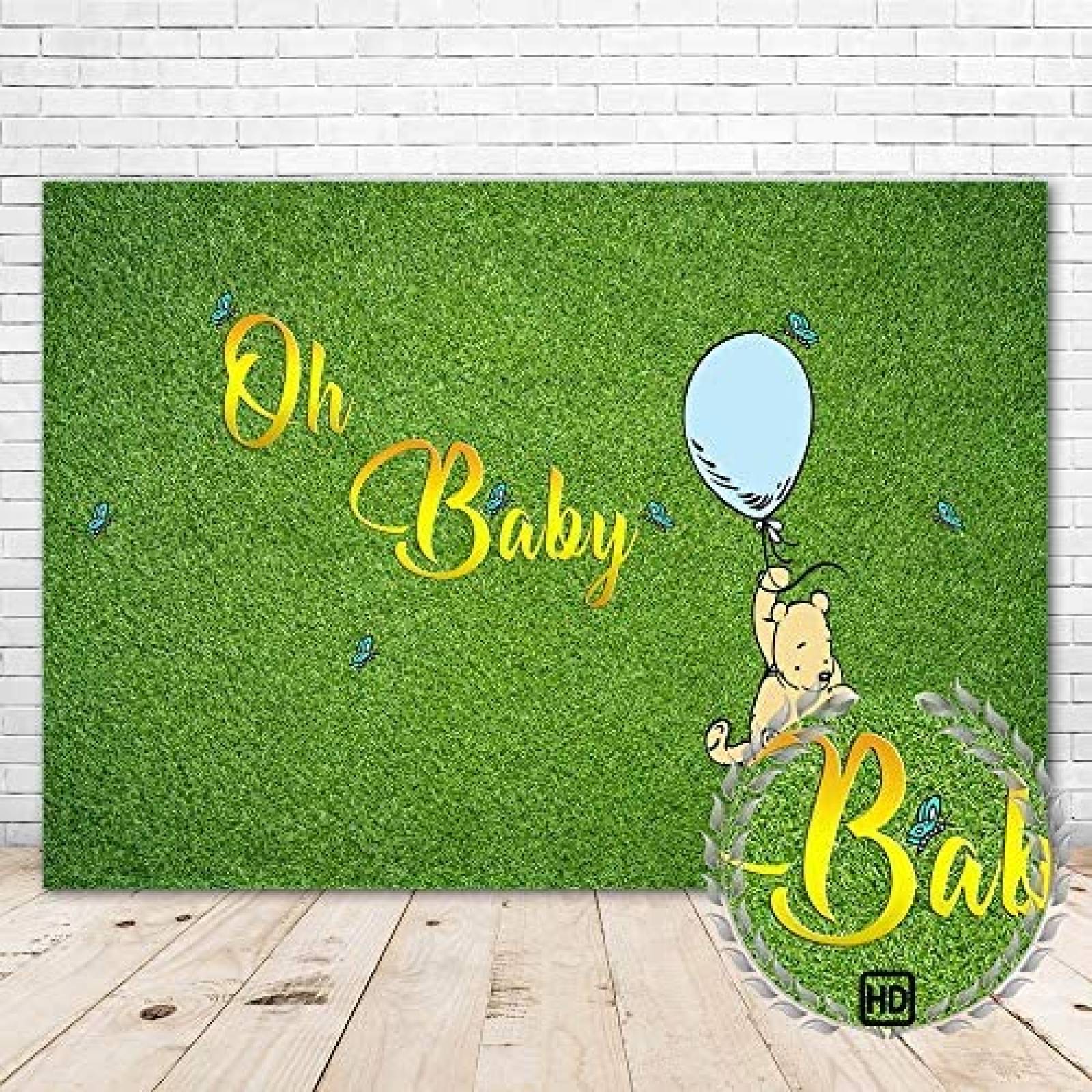 Telon de fondo VV Backdrop de 7x5 Oh Baby Winnie The Pooh