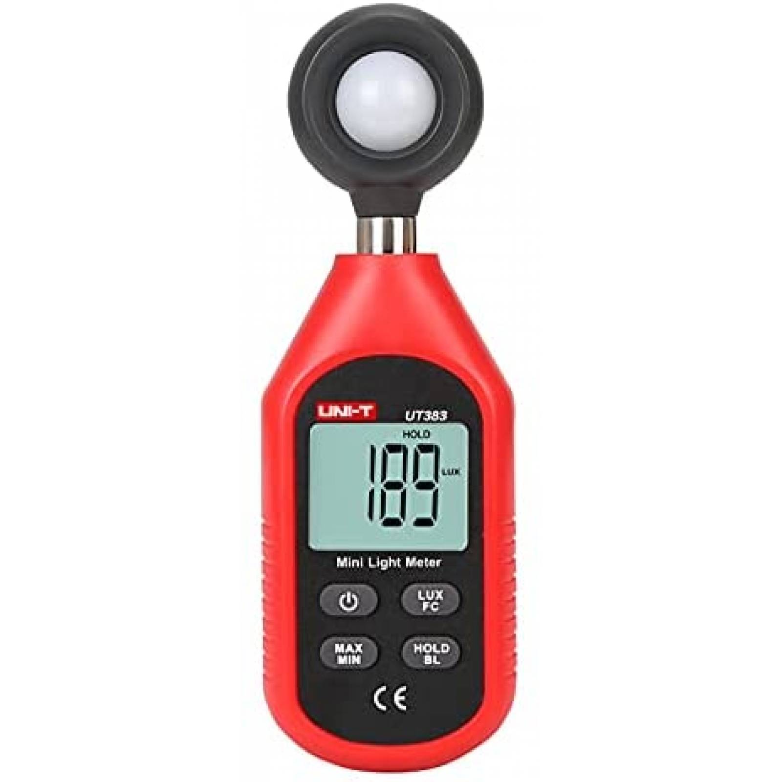 Medidor de Luz UNI-T UT383 Digital 0 ~ 199,900 Lux -Rojo